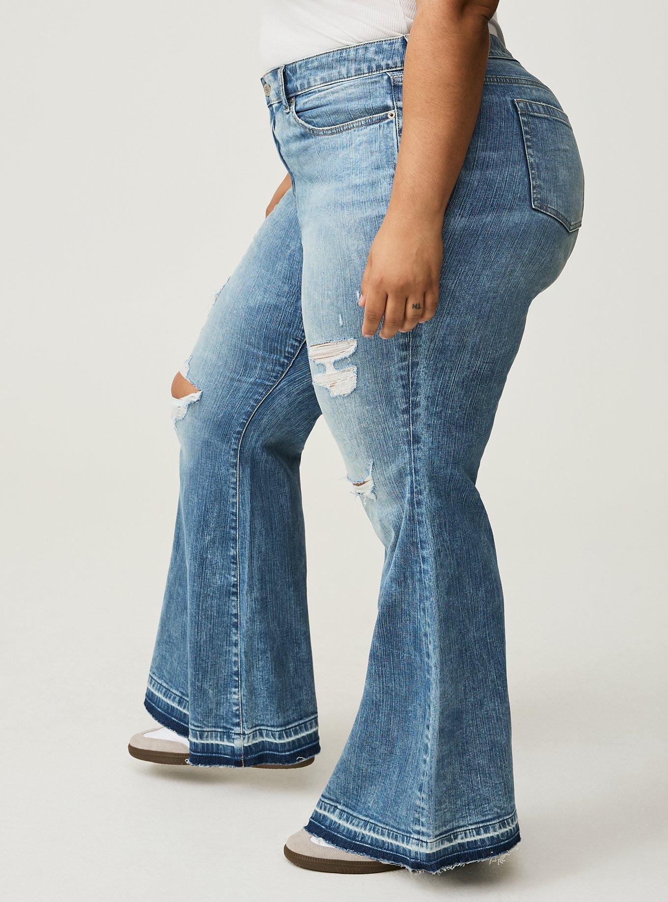 Perfect Mid-Rise Flare Jean