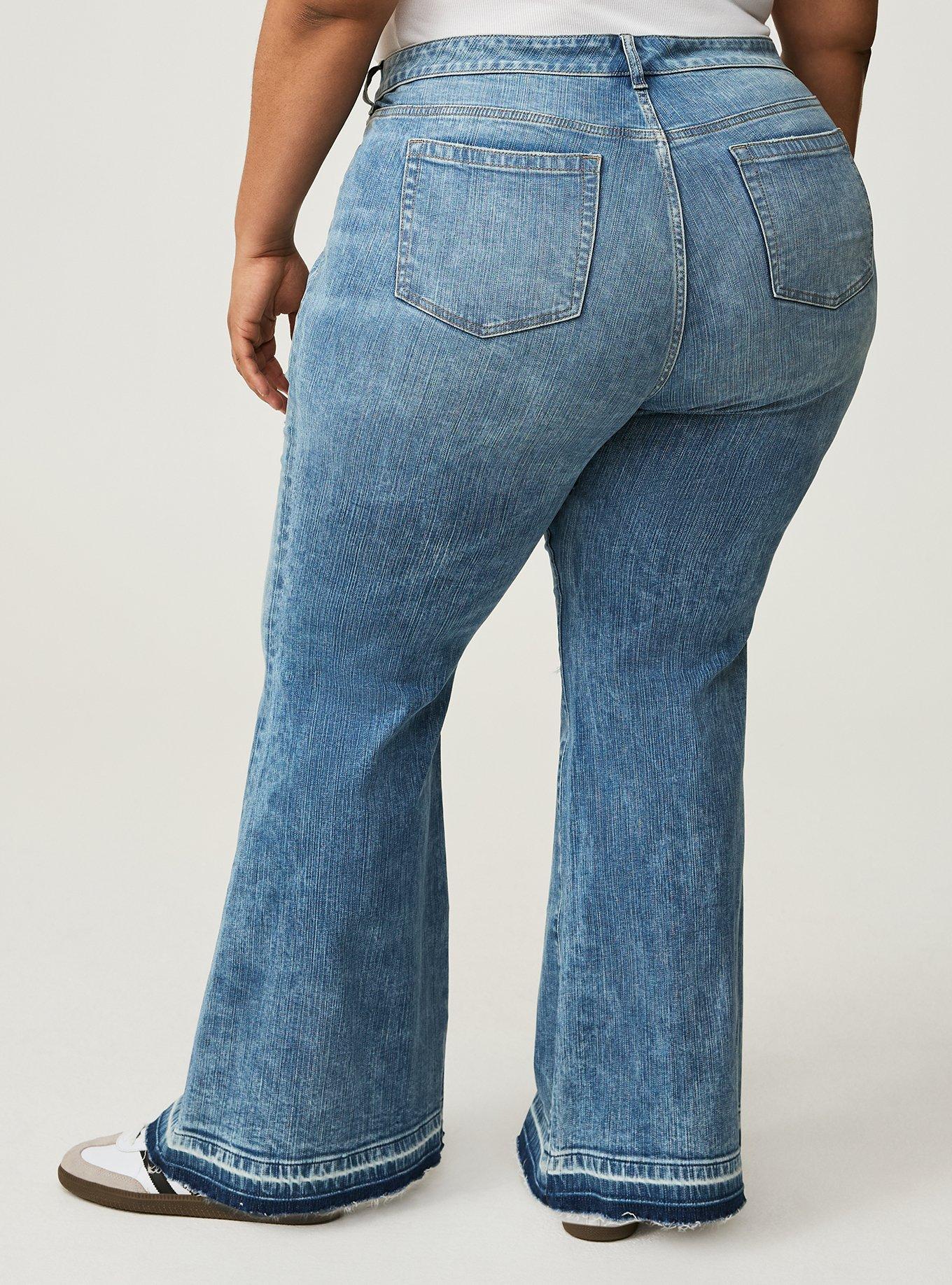 Perfect Mid-Rise Flare Jean
