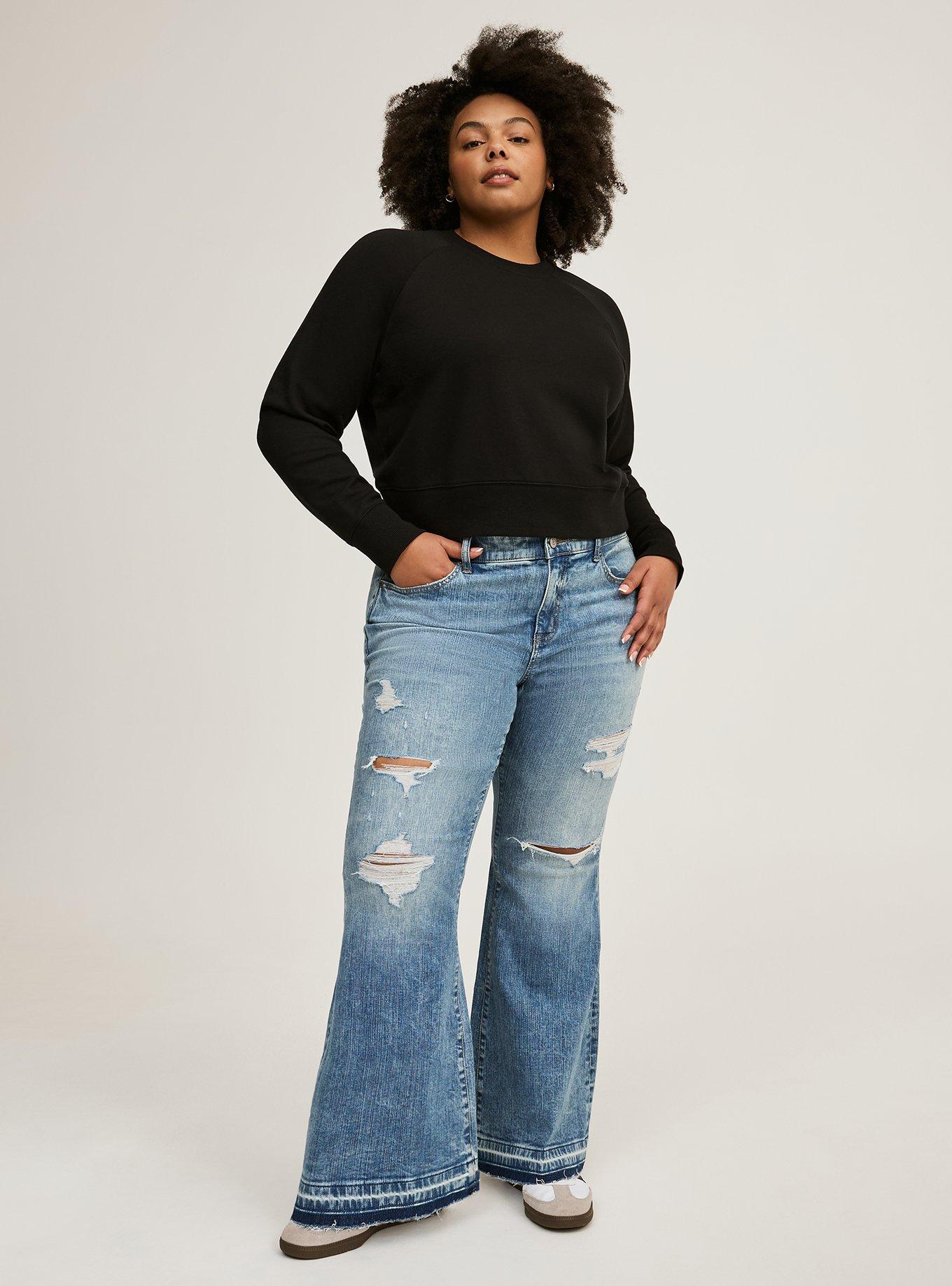 Perfect Mid-Rise Flare Jean