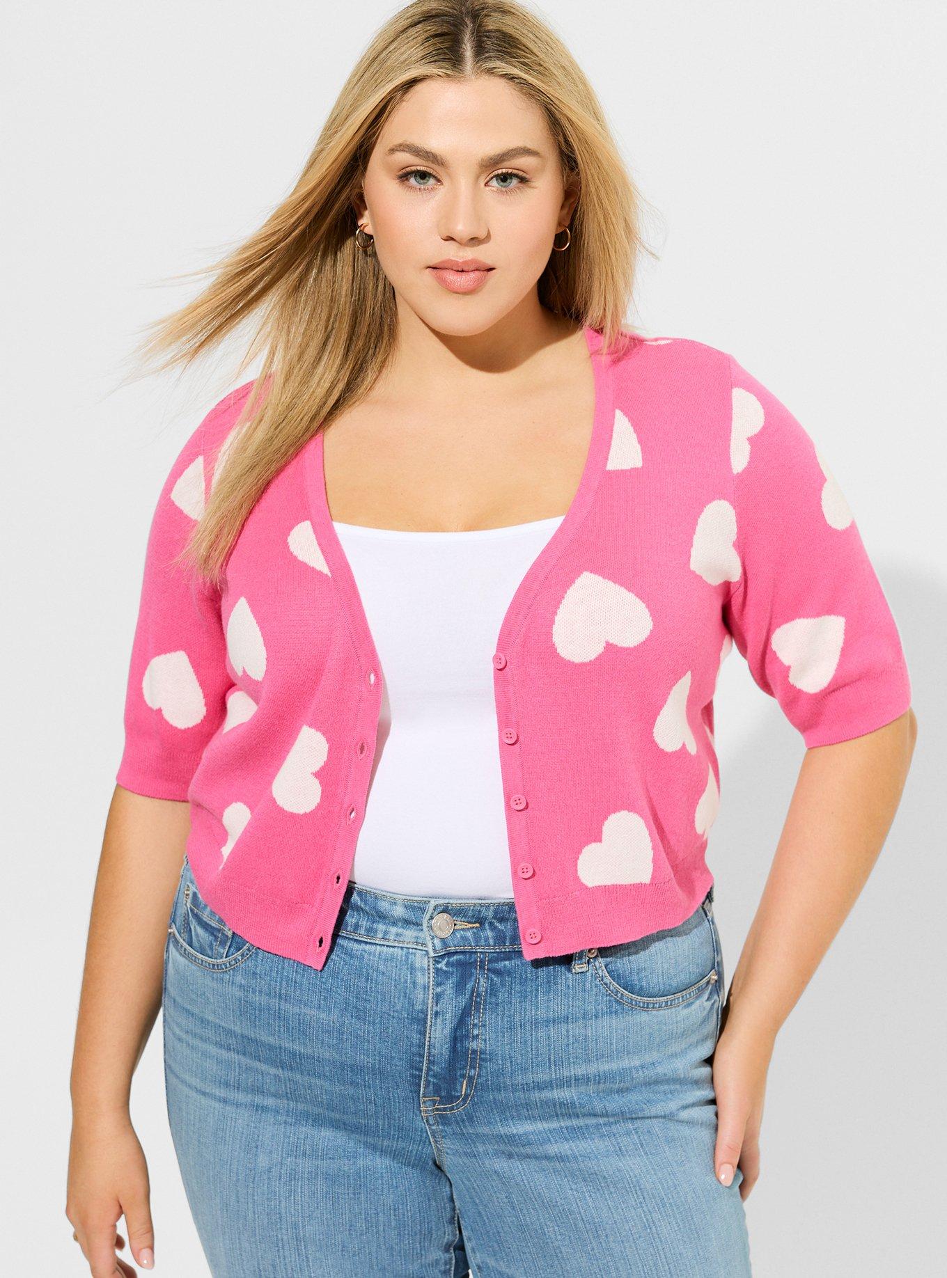 Plus Size - Ribbed Short Sleeve Shrug Sweater - Torrid