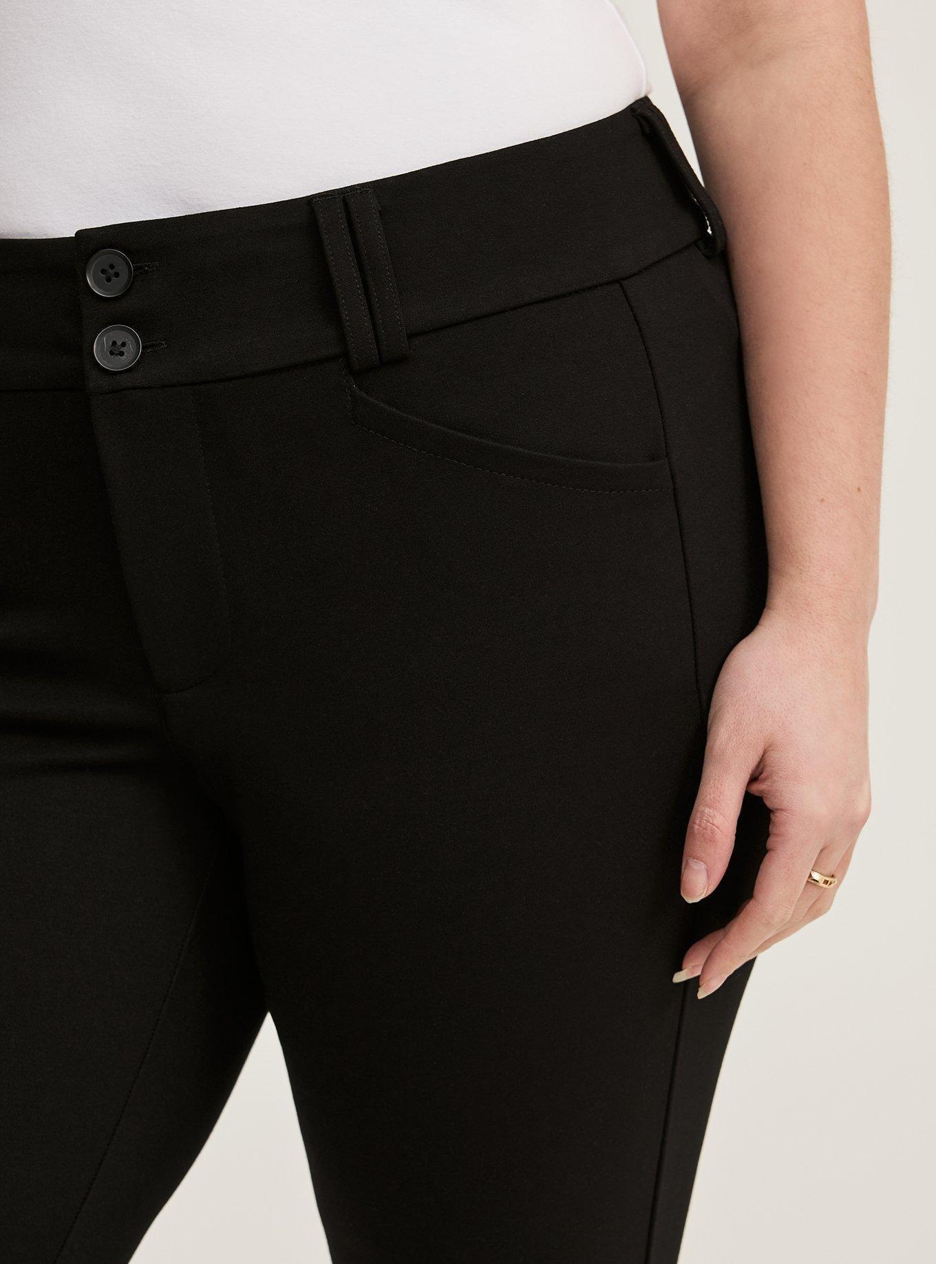 Trouser A-Line Flare Studio Luxe Ponte Pant
