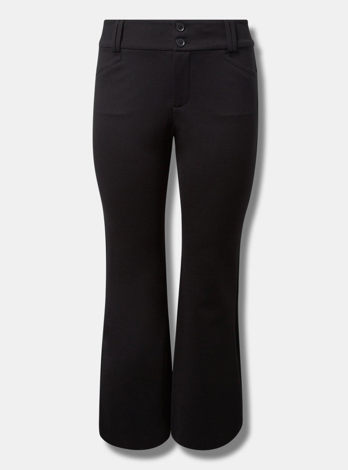 Trouser A-Line Flare Ponte Pant