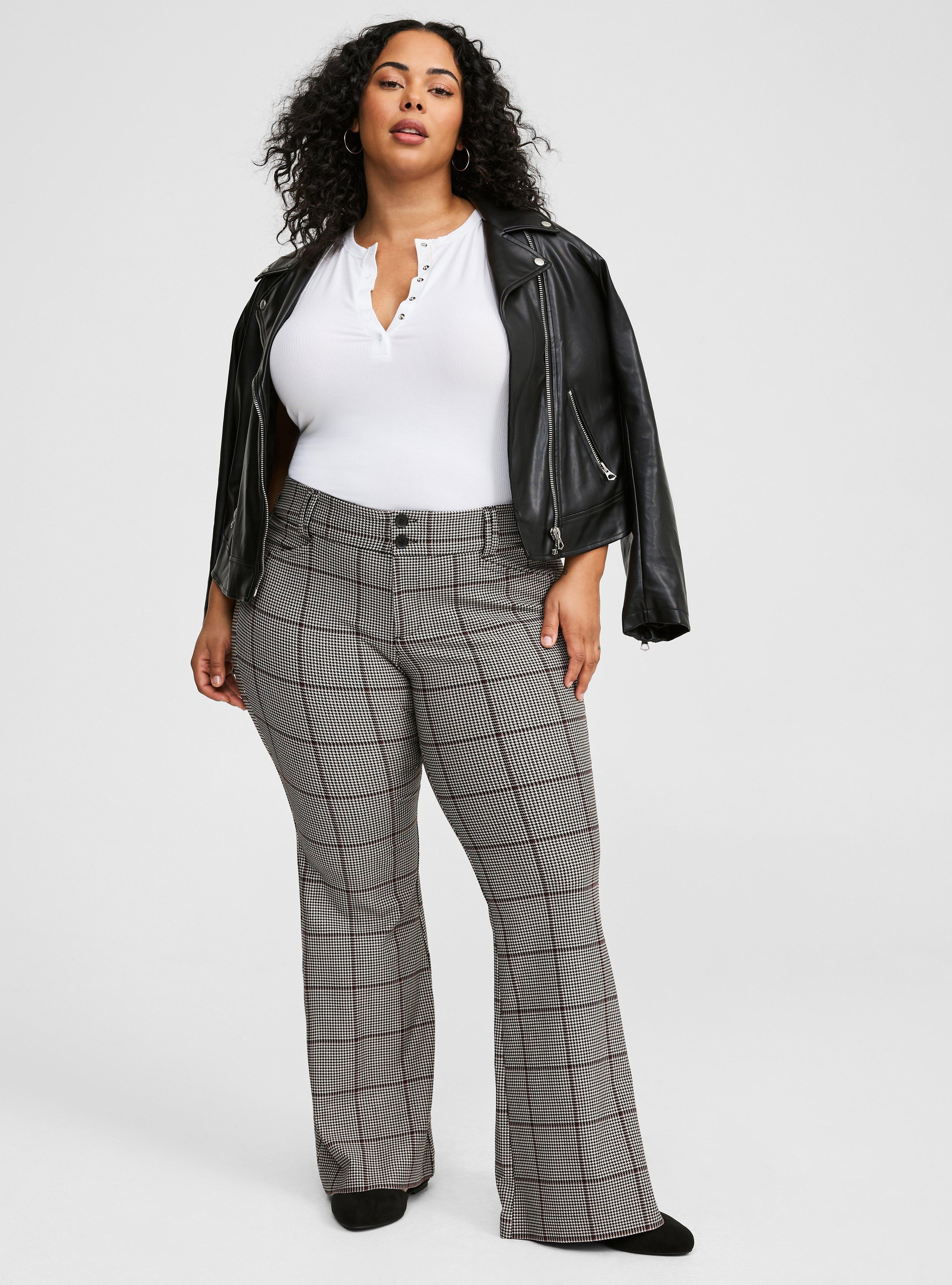 Plus Size - Trouser A-Line Flare Ponte Pant - Torrid