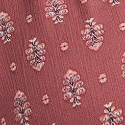 Plus Size Ruffle Neckline Maxi Dress, MINI FLORAL MOTIF WITHERED ROSE, swatch