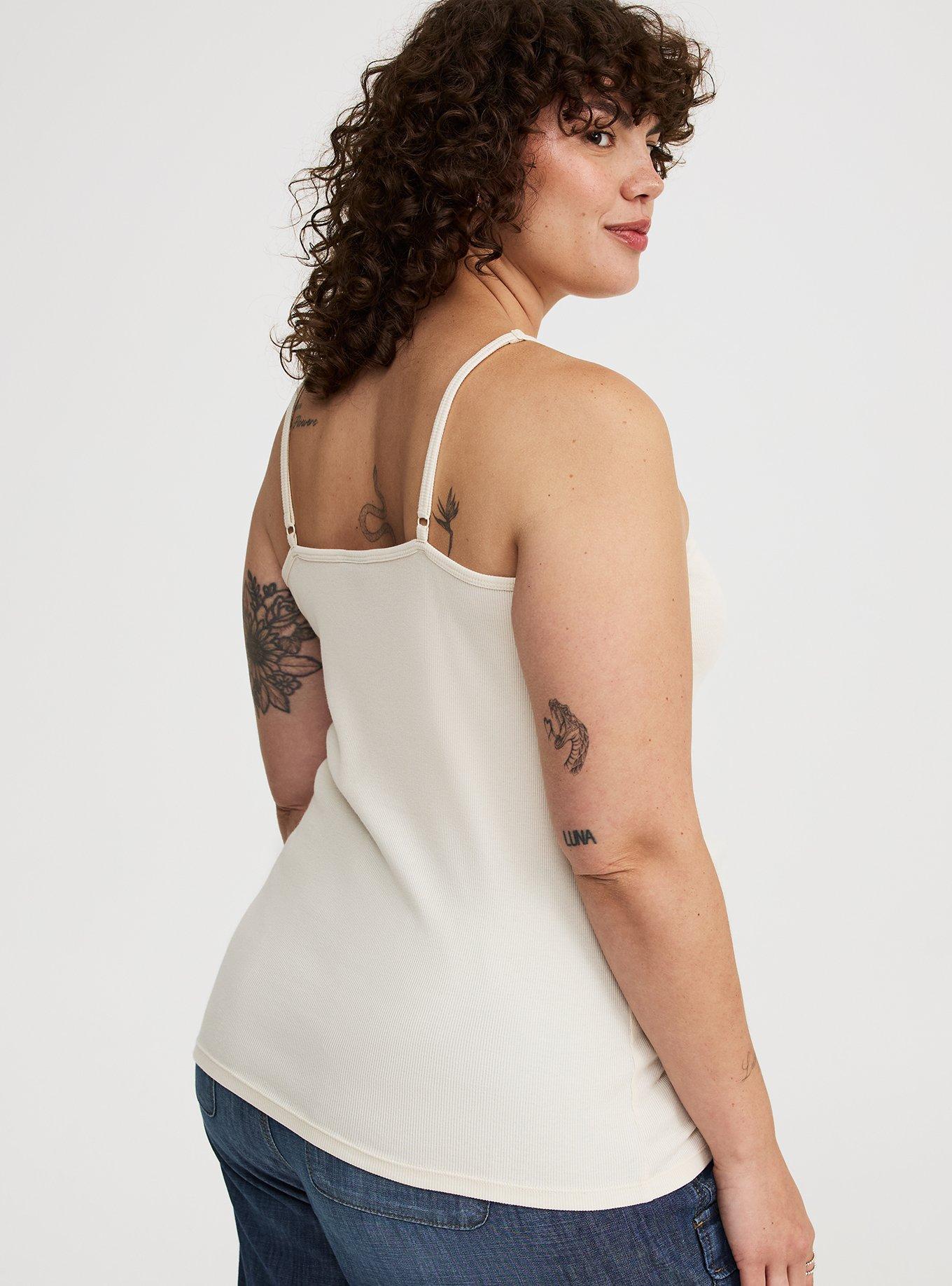 Lace Trim V-Neck Cami