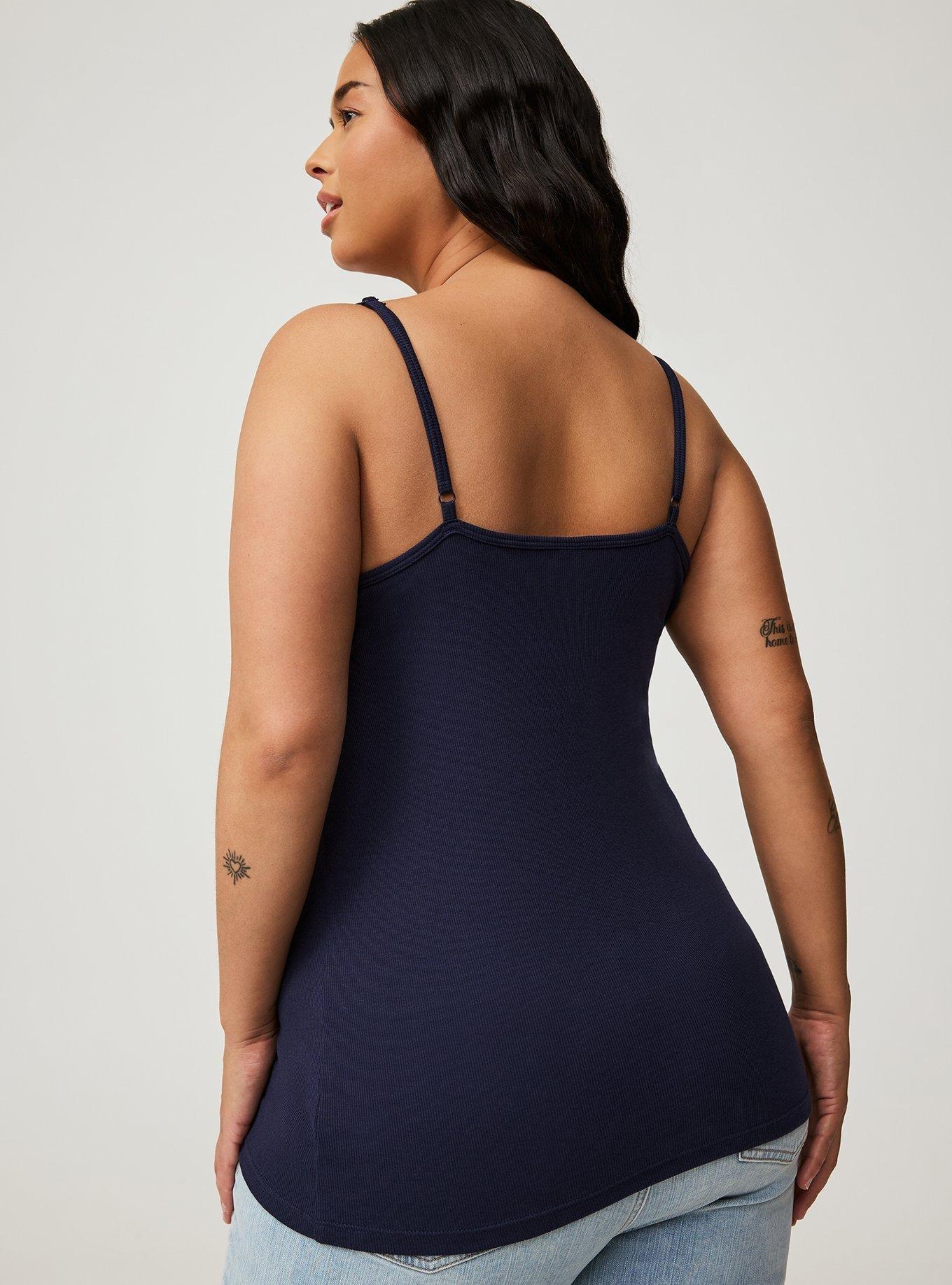 Lace Trim V-Neck Cami