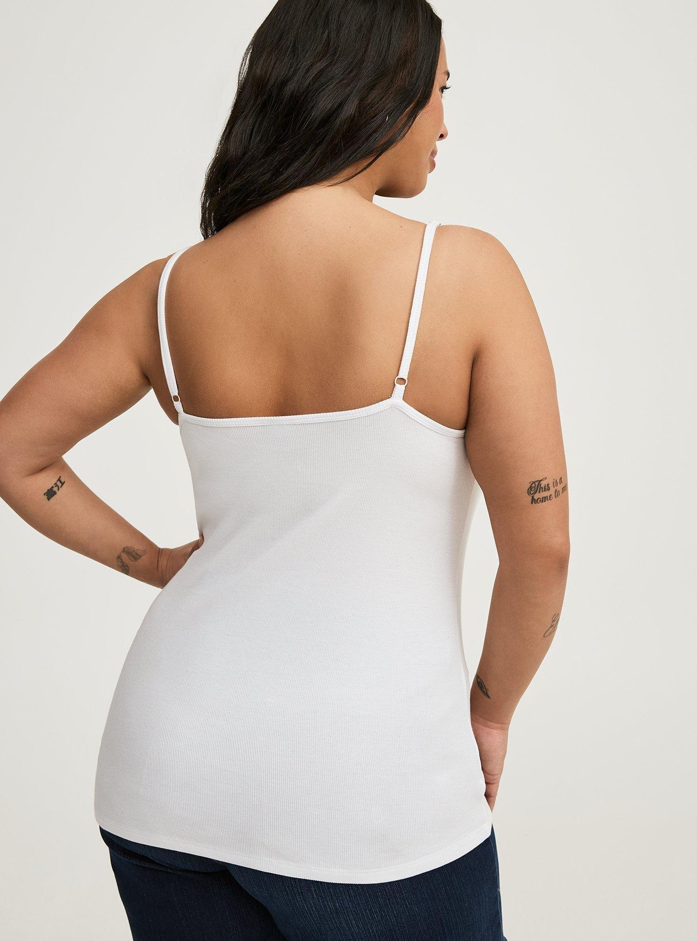 Lace Trim V-Neck Cami