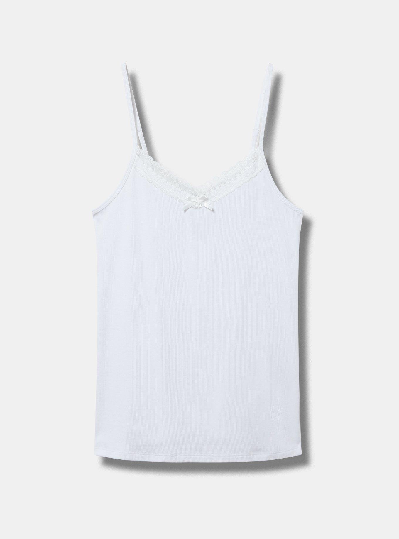 Lace Trim V-Neck Cami