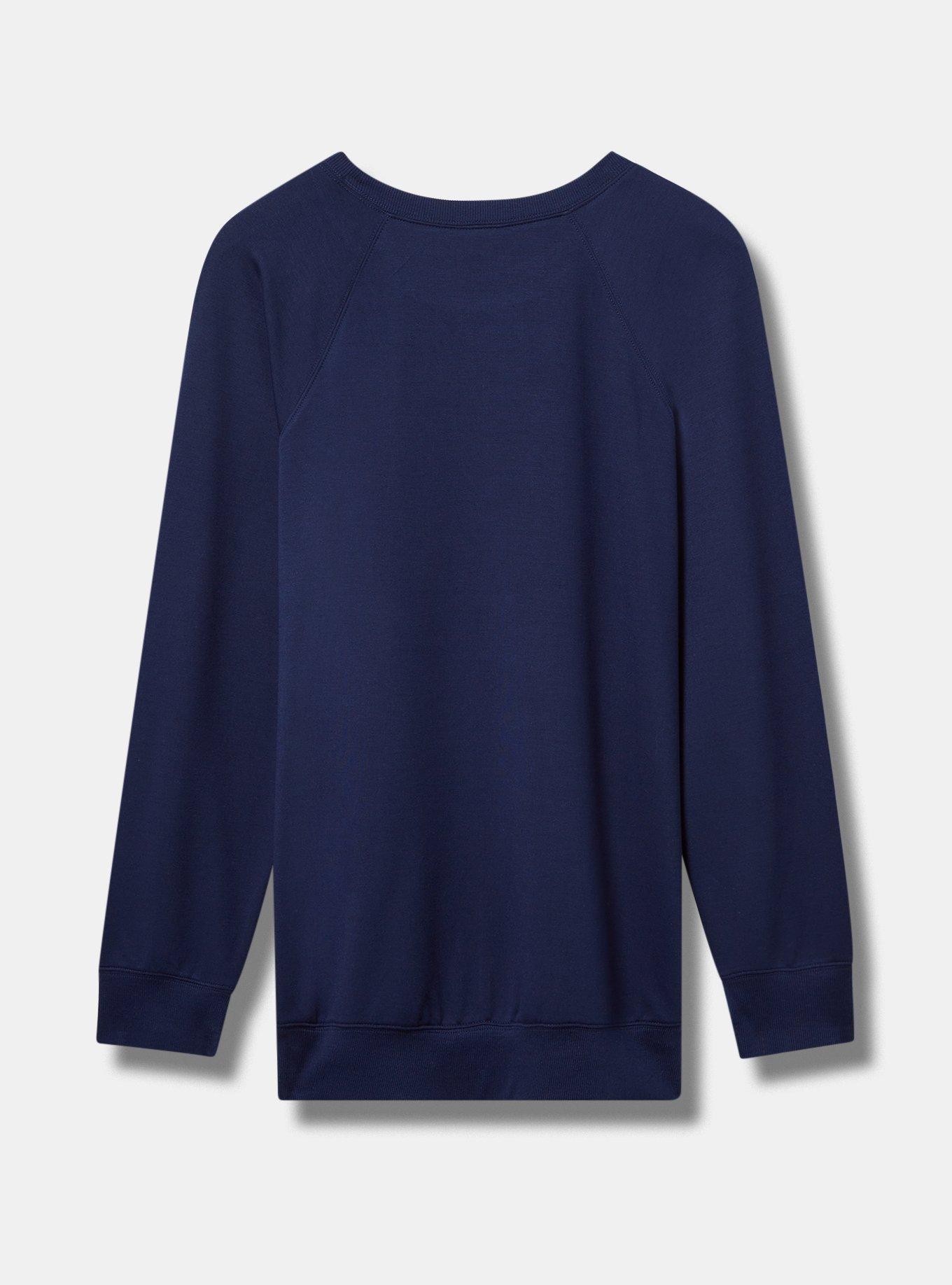 Seattle Classic Fit French Terry Crew Sweatshirt, MEDIEVAL BLUE, alternate