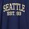Seattle Classic Fit French Terry Crew Sweatshirt, MEDIEVAL BLUE, swatch