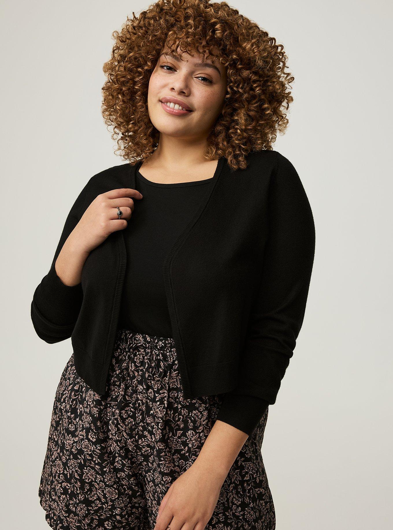 Torrid cashmere shrug cardigan 2024