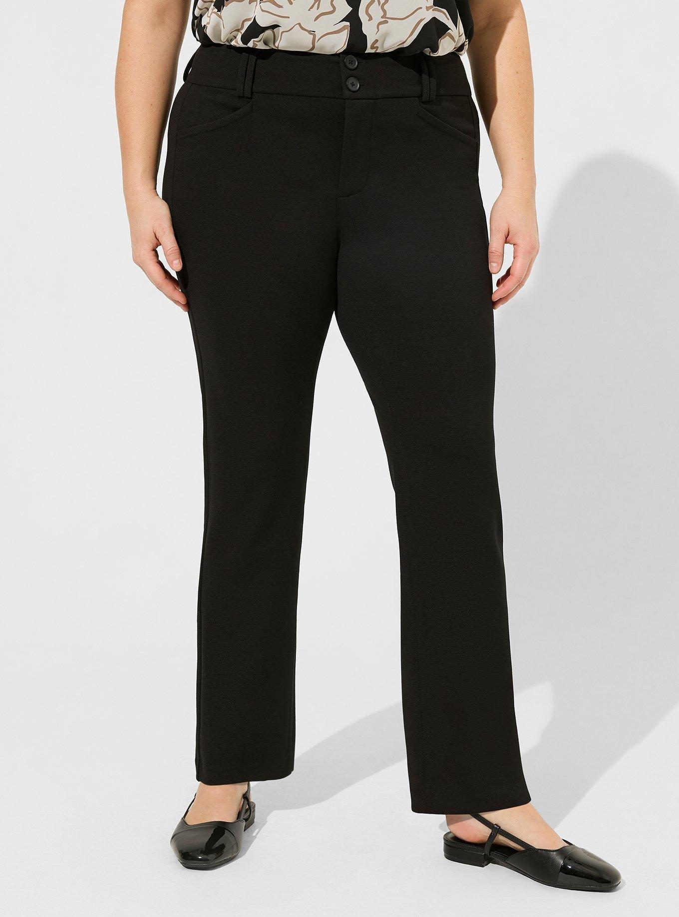 Trouser Straight Studio Luxe Ponte Pant