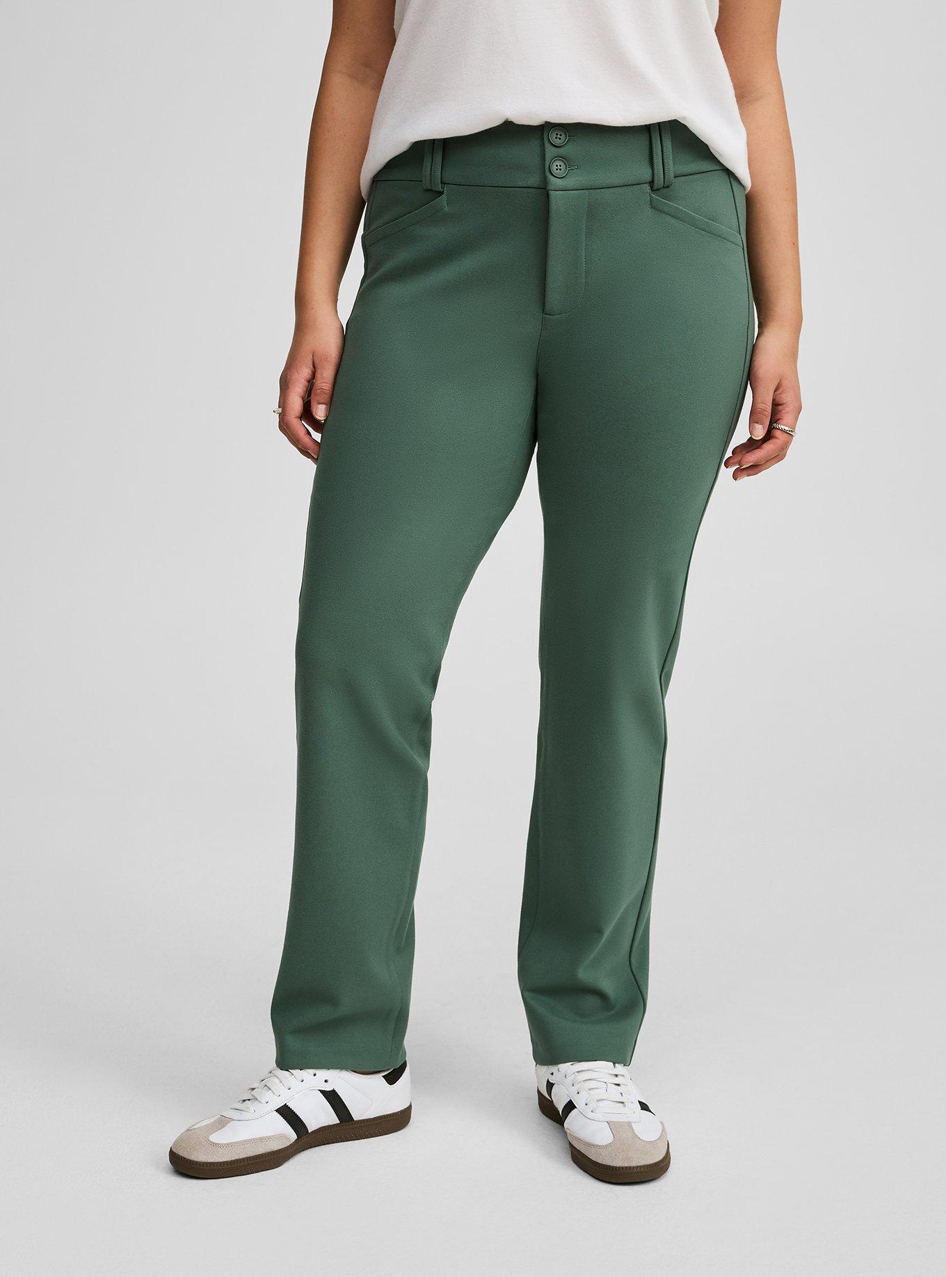 Trouser Straight Studio Luxe Ponte Pant