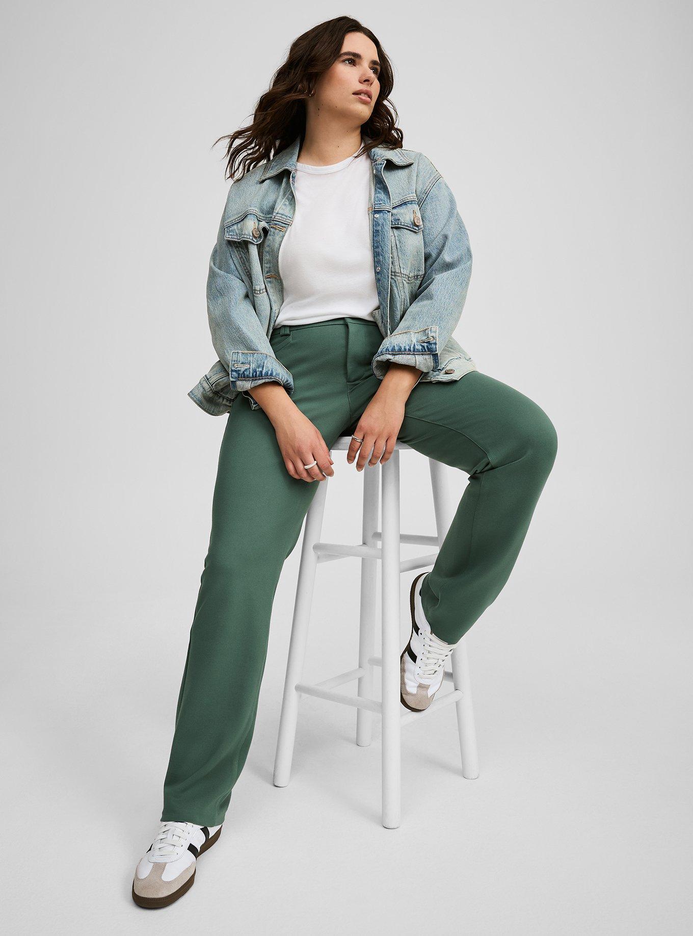 Trouser Straight Studio Luxe Ponte Pant