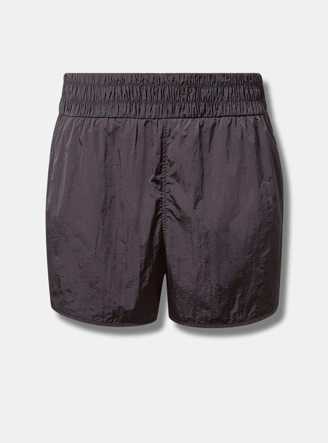 Happy Camper Satin Nylon 2fer Active Short