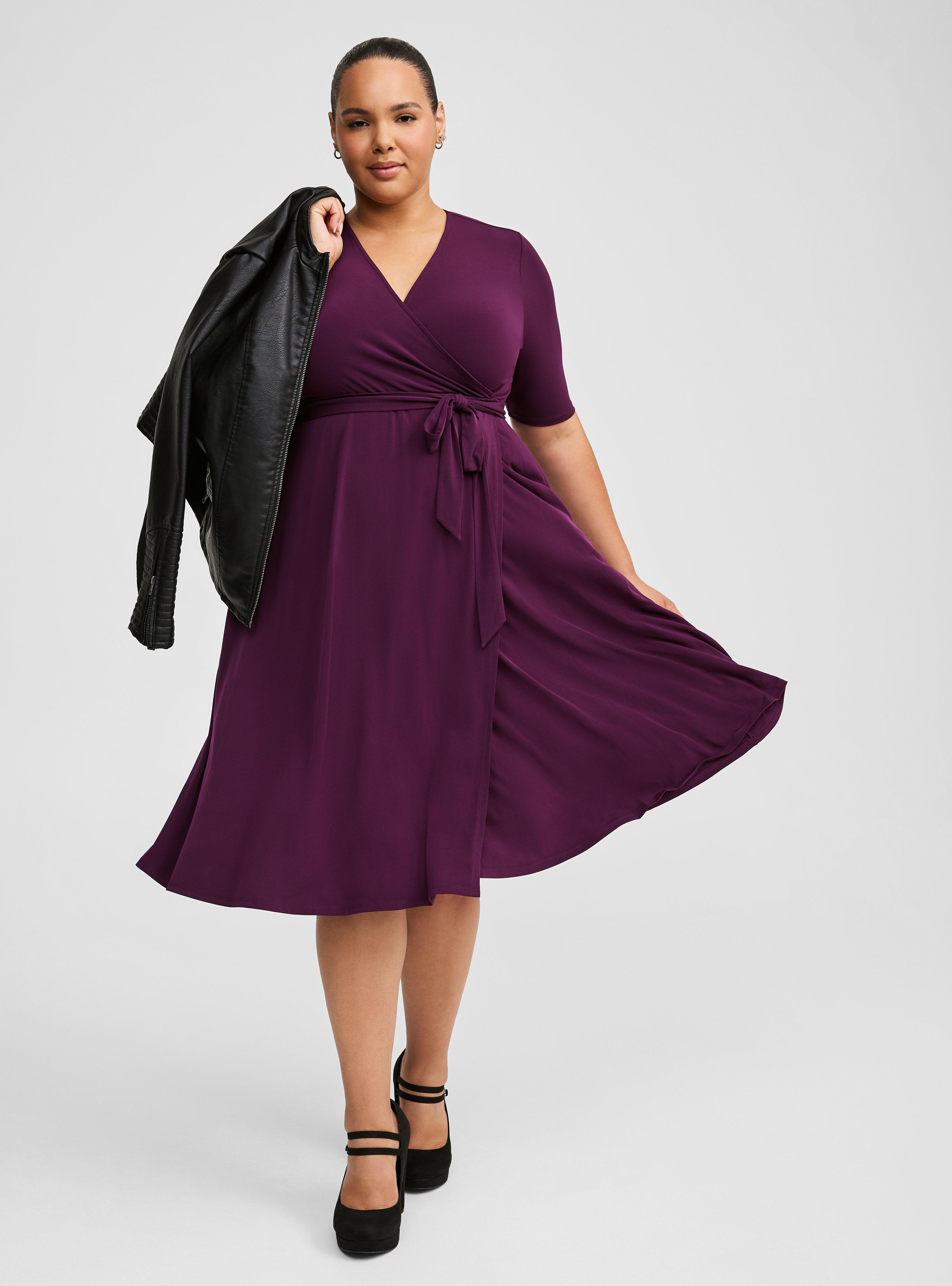 Purple dress torrid best sale