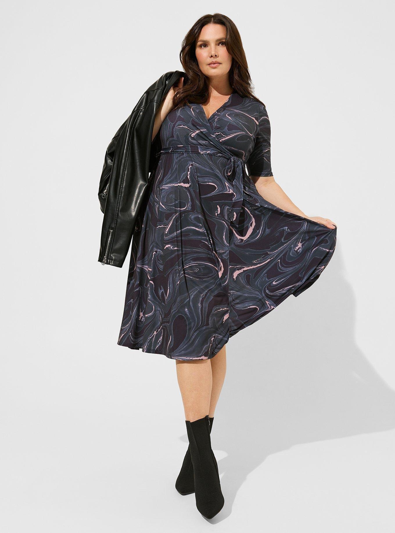 Torrid wrap dress sales