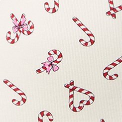 Cotton Modal Rib Curved Henley LS Top, CANDY CANE LANE IVORY, swatch