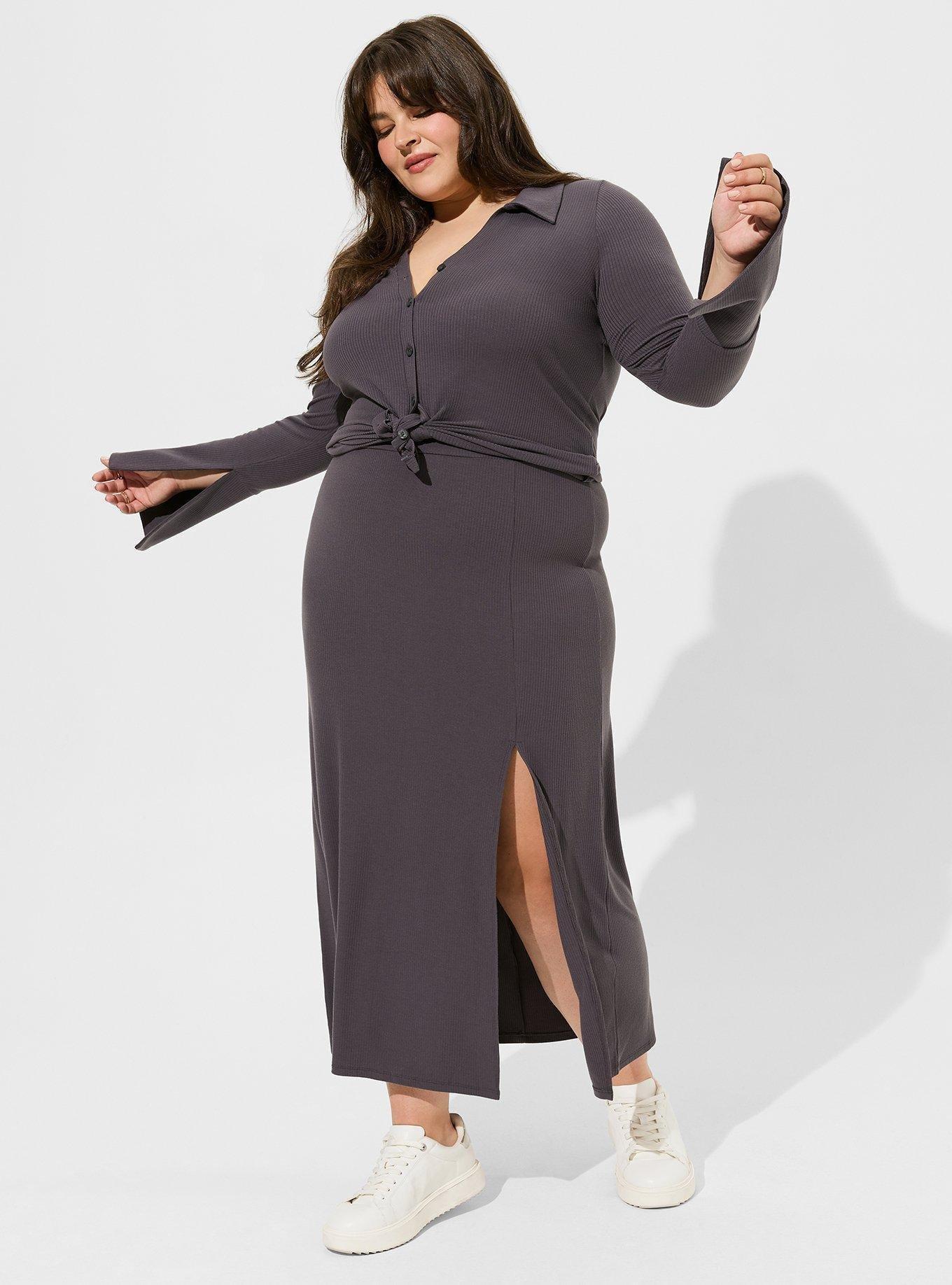 Plus size pencil outlet maxi skirt