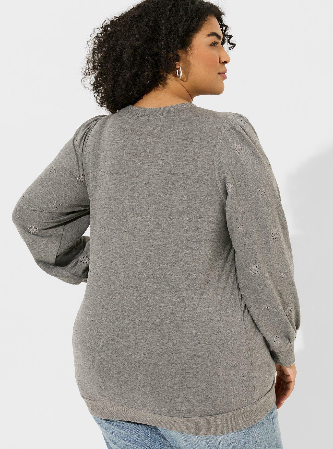 Eyelet Sleeve Top