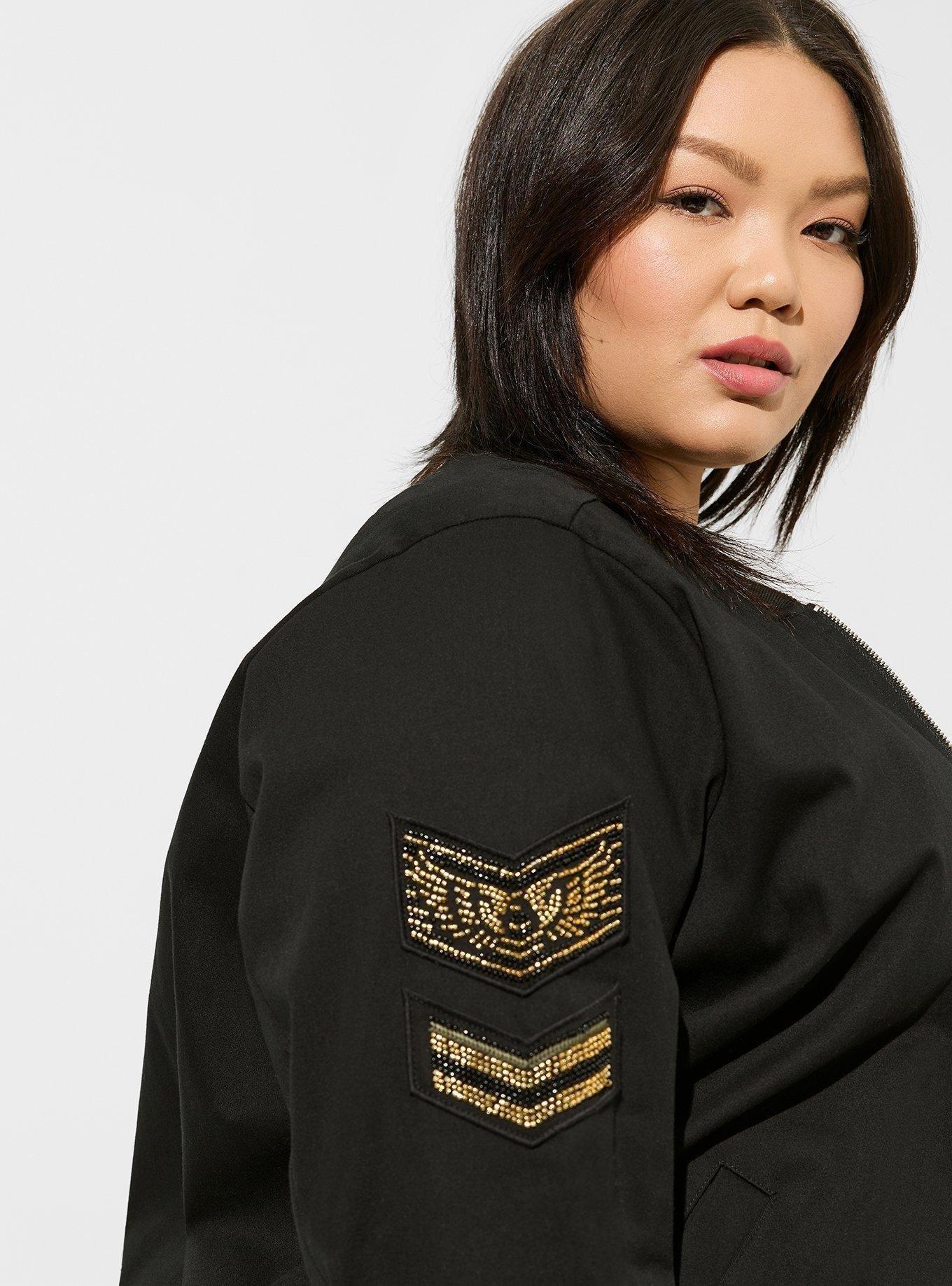 Stretch Twill Bomber Jacket