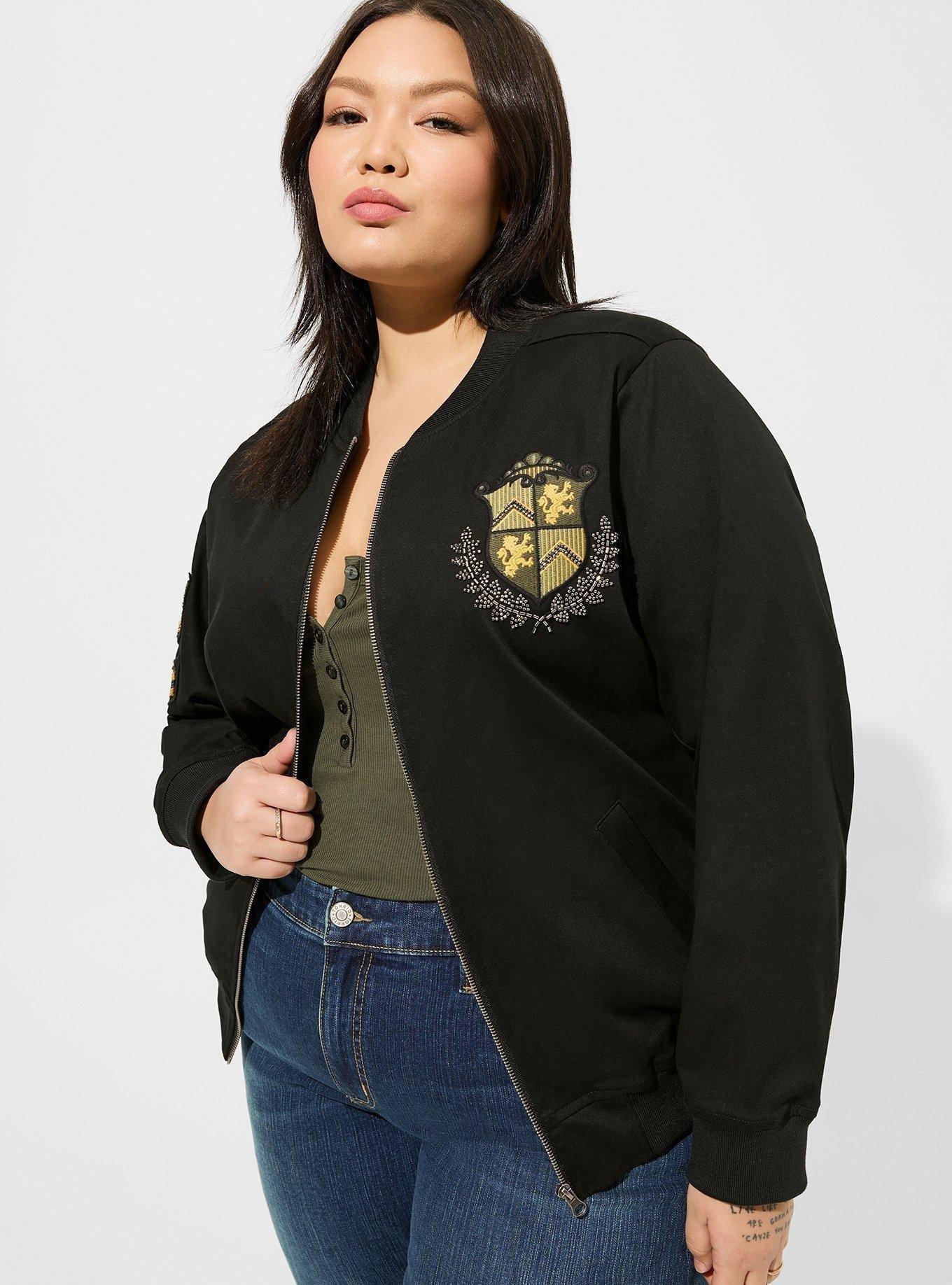 Twill bomber outlet jacket womens