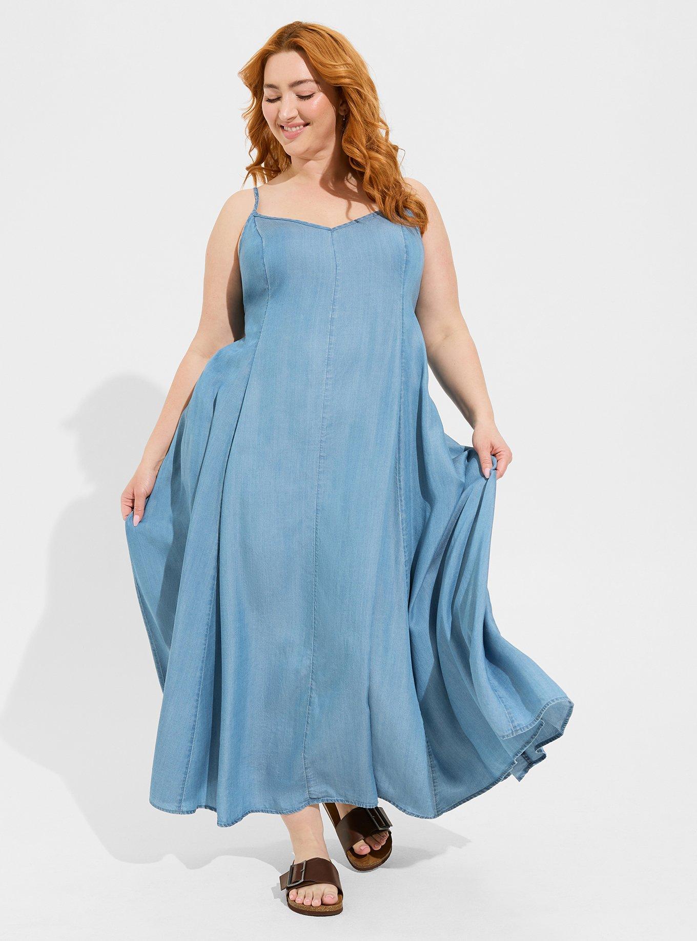 Torrid denim outlet dress