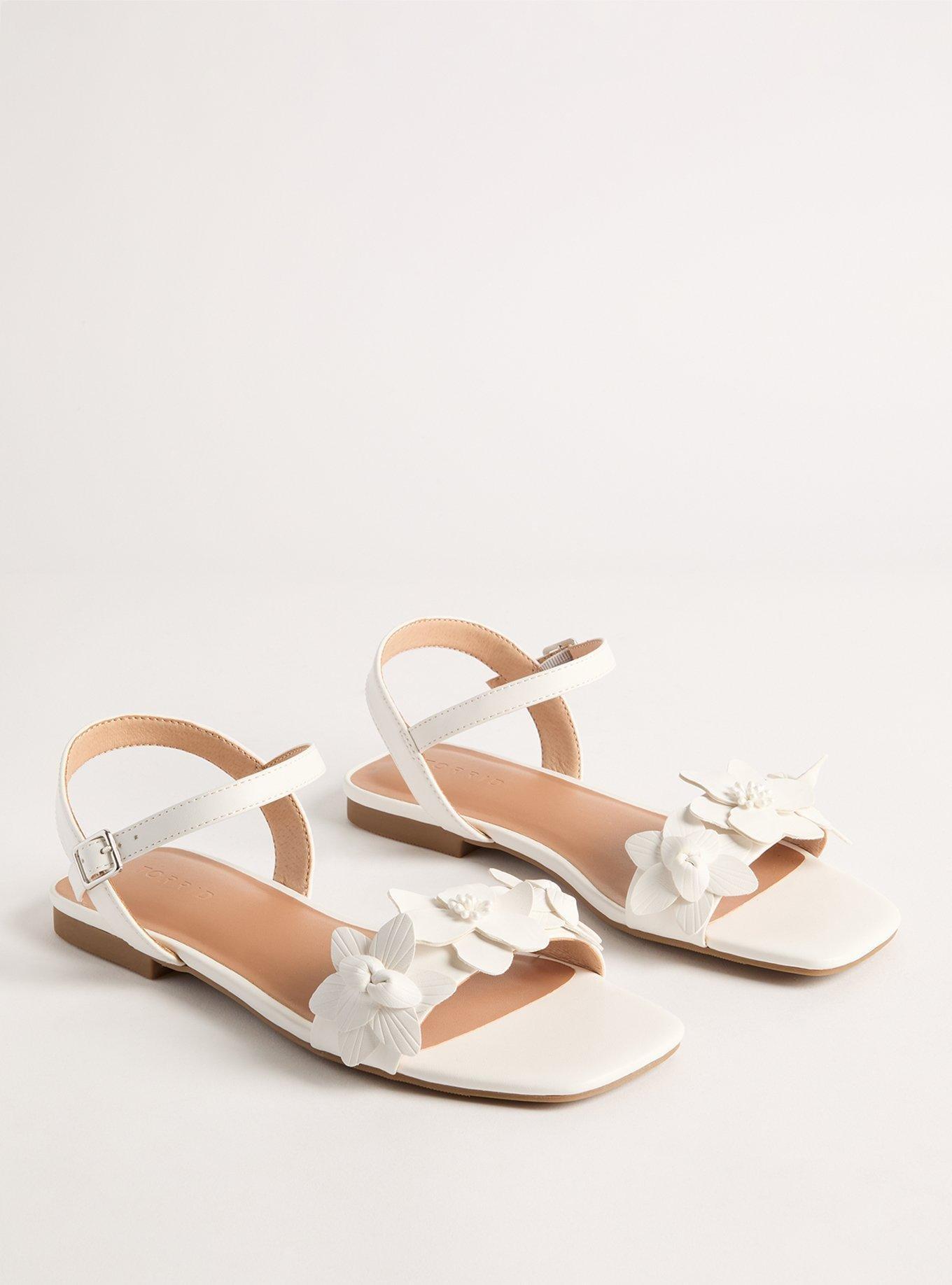 Plus Size Floral Two Piece Sandals WW Torrid