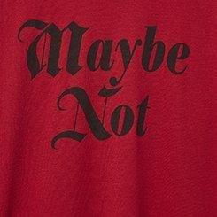 Maybe Everyday Signature Jersey Crew Tee, JESTER RED, swatch