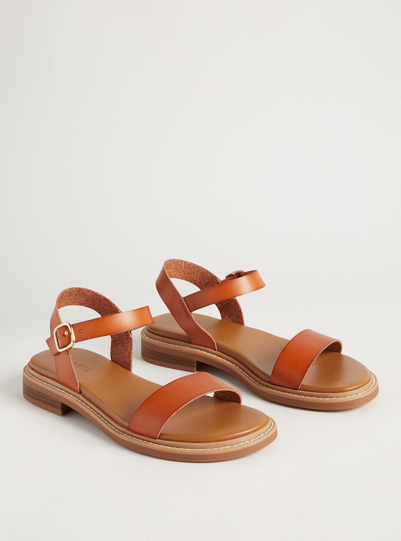 Wide Fit Two Part Sandals