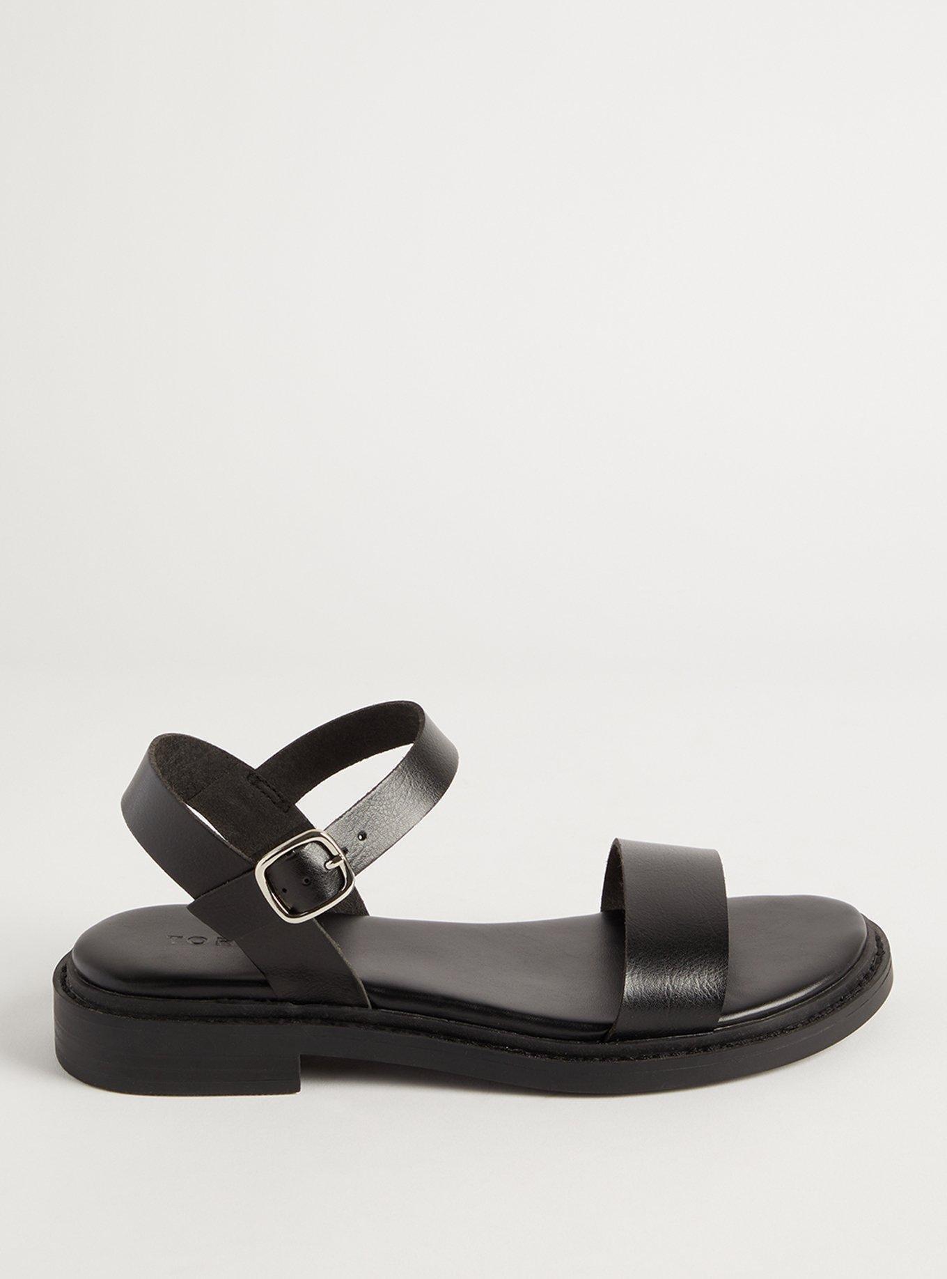 Two Piece Sandal (WW), BLACK, alternate