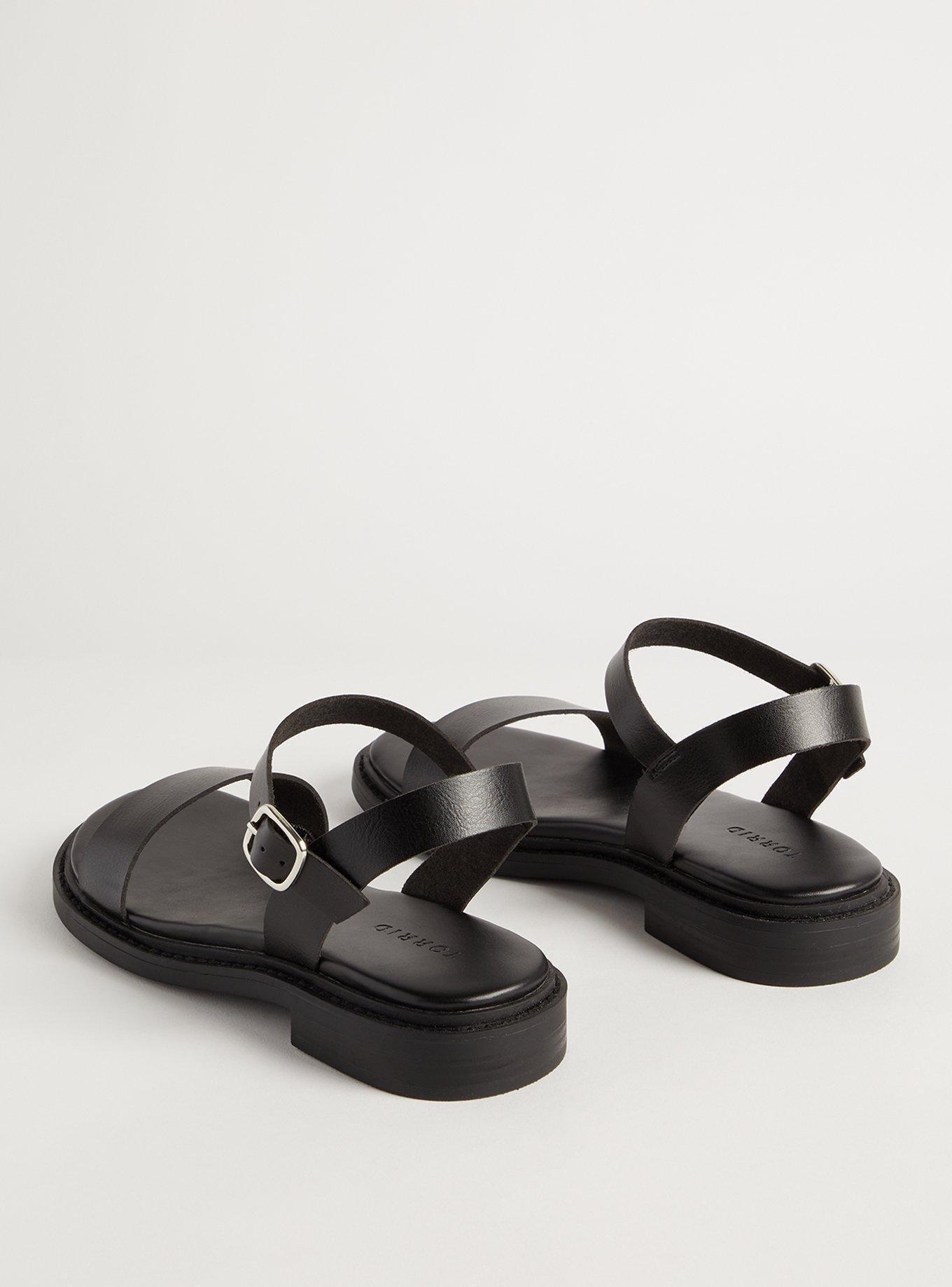 Two Piece Sandal (WW), BLACK, alternate