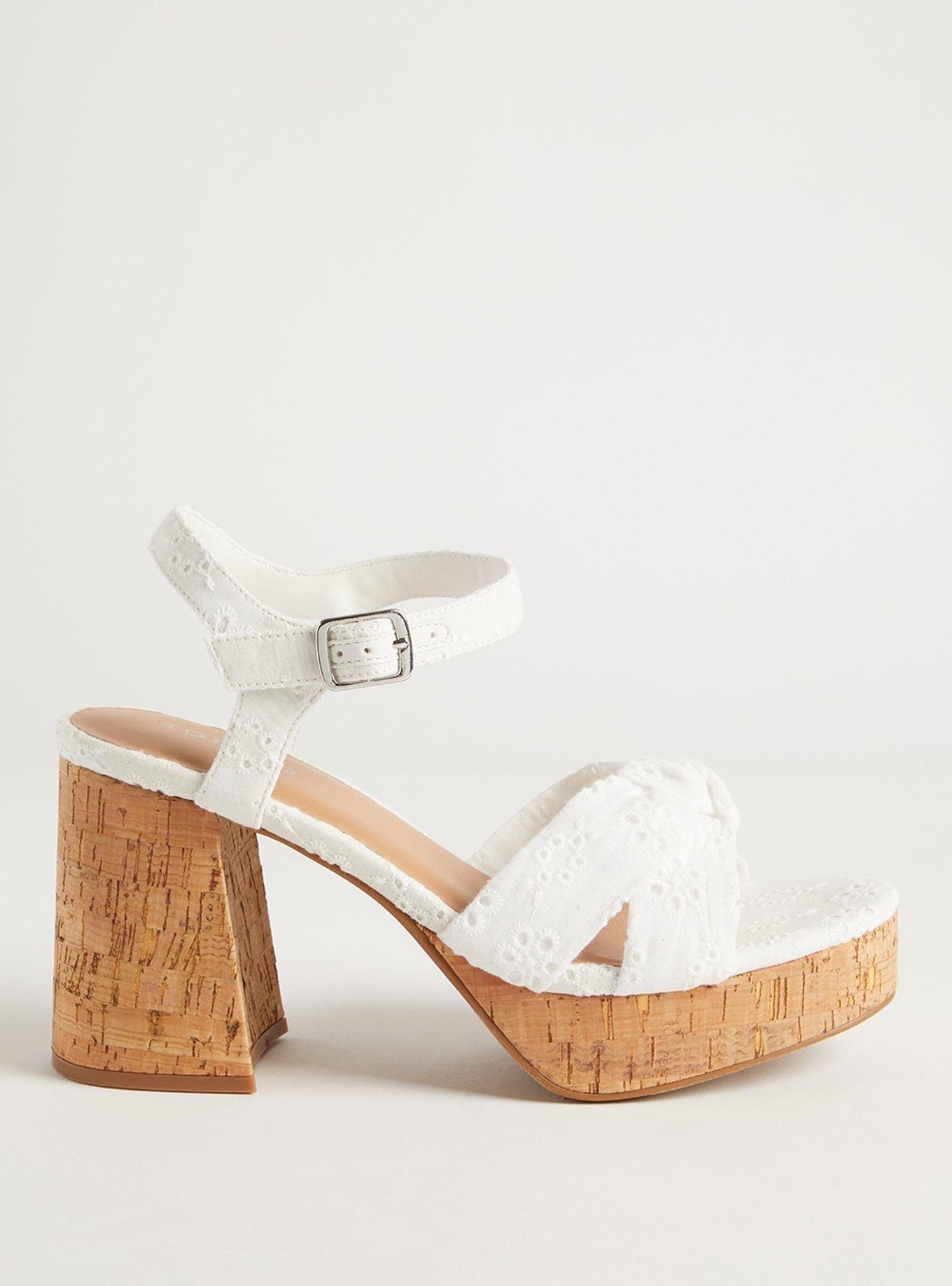 Soft Knot Platform Heel (WW