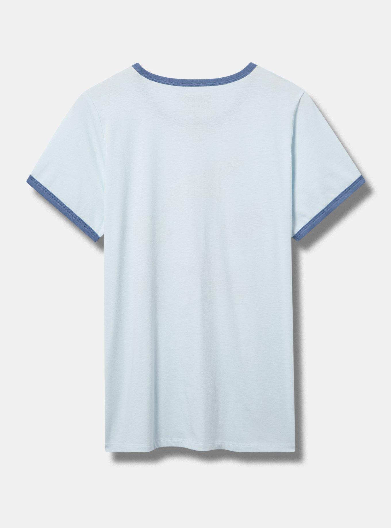 The Smurfs Classic Fit Cotton Ringer Tee