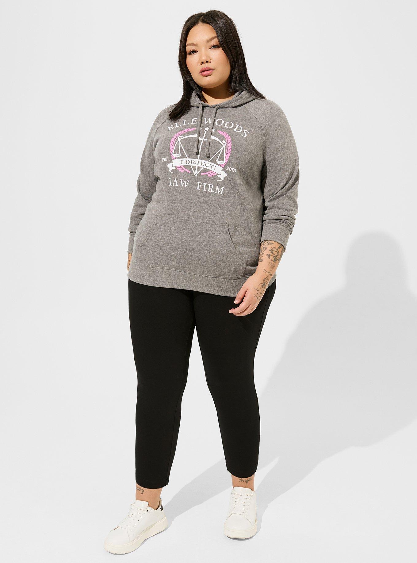 Legally Blonde Cozy Fleece Hoodie, MEDIUM HEATHER GREY, alternate