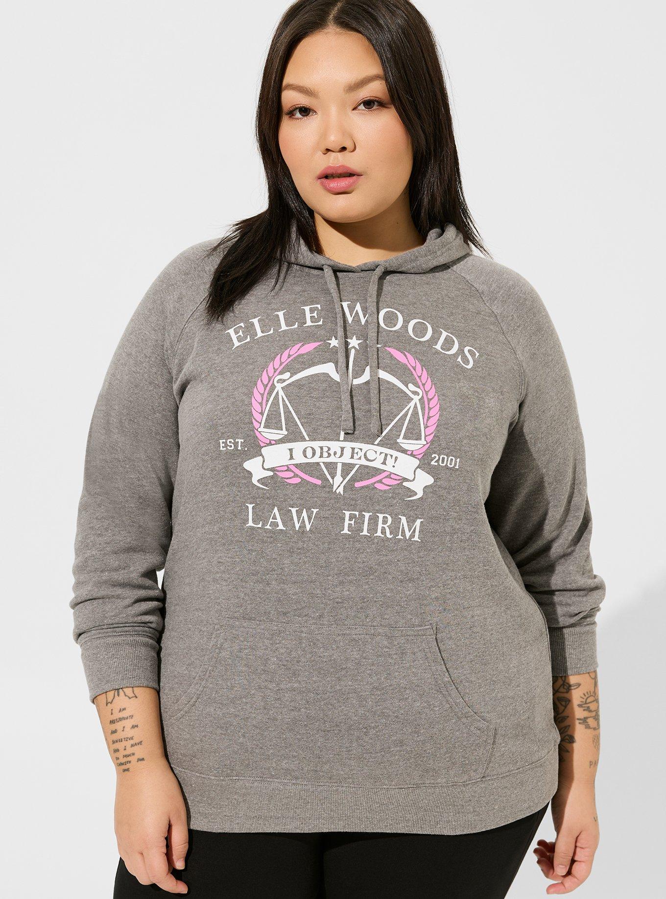 Legally Blonde Cozy Fleece Hoodie, MEDIUM HEATHER GREY, hi-res