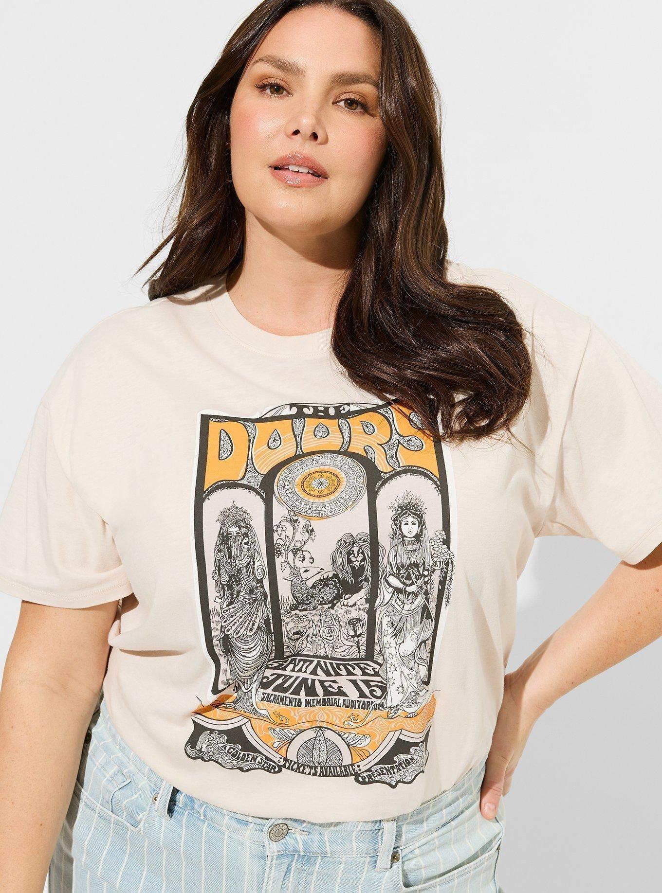 The Doors Oversized Fit Cotton Tunic Tee