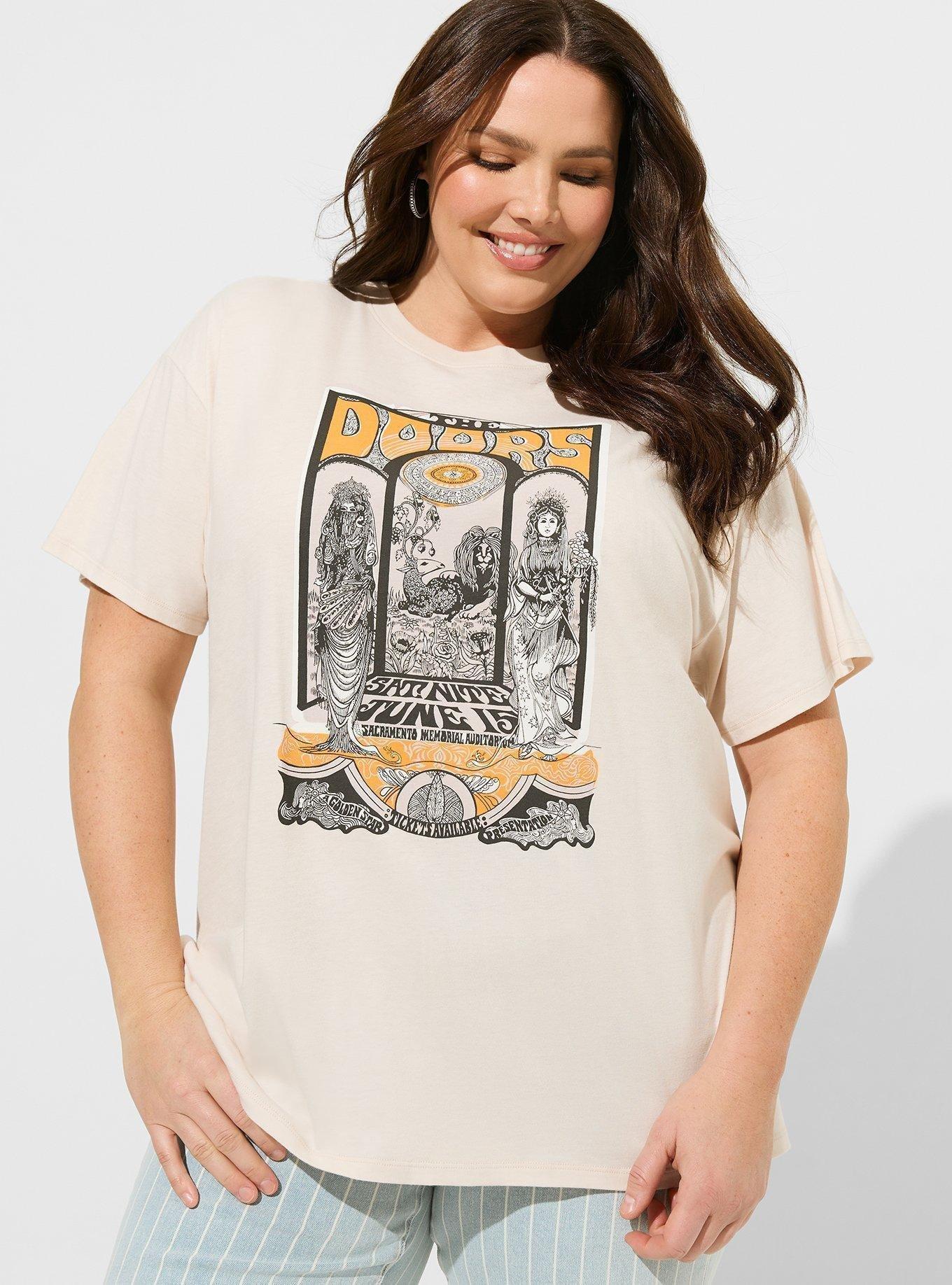 The Doors Oversized Fit Cotton Tunic Tee