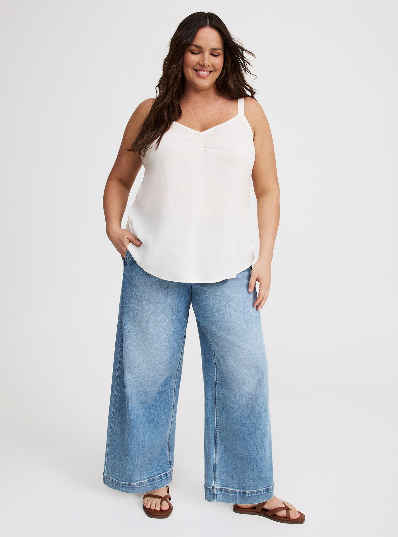 Ava Ruched V-Neck Cami