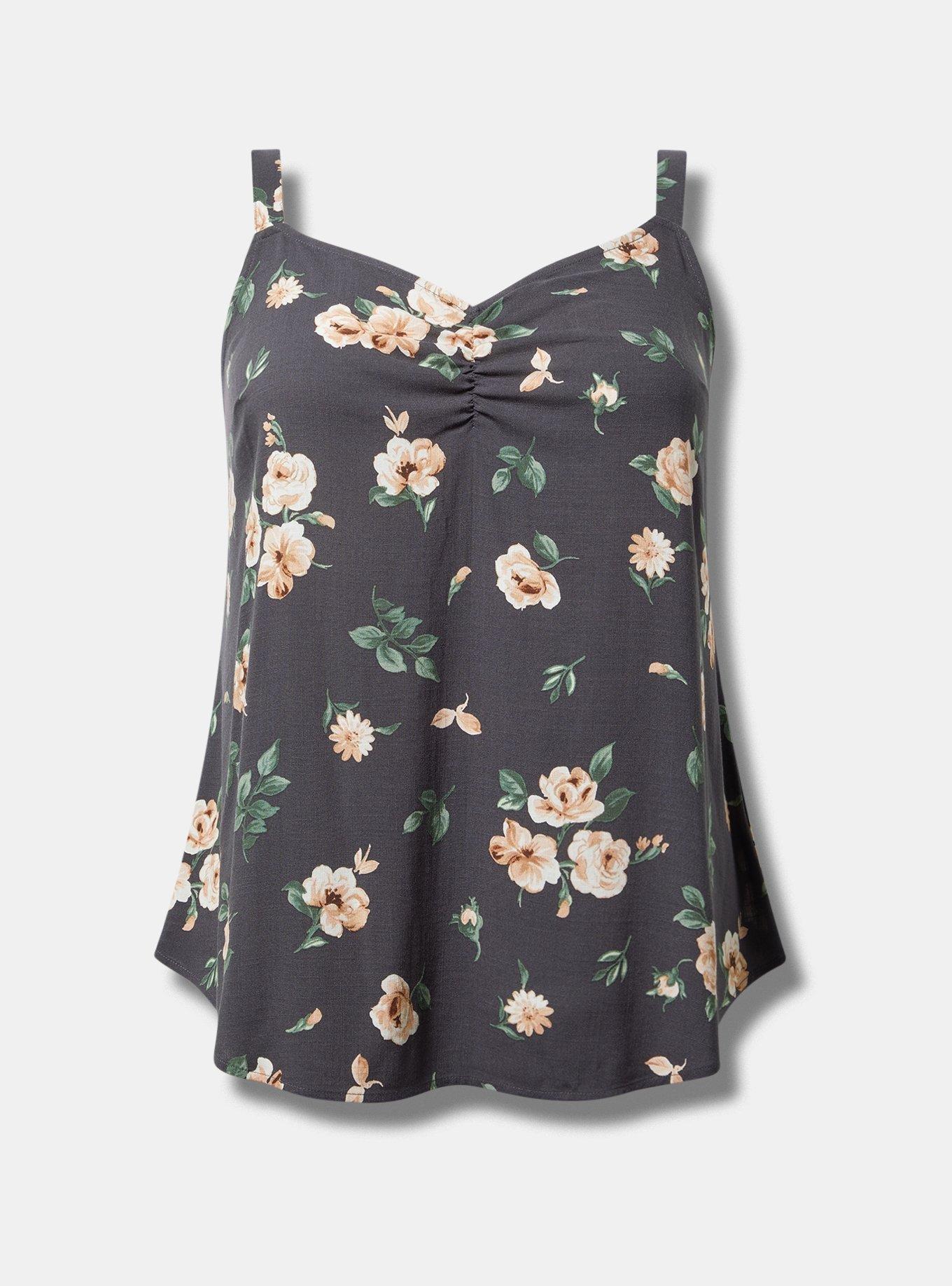 Ava Ruched V-Neck Cami