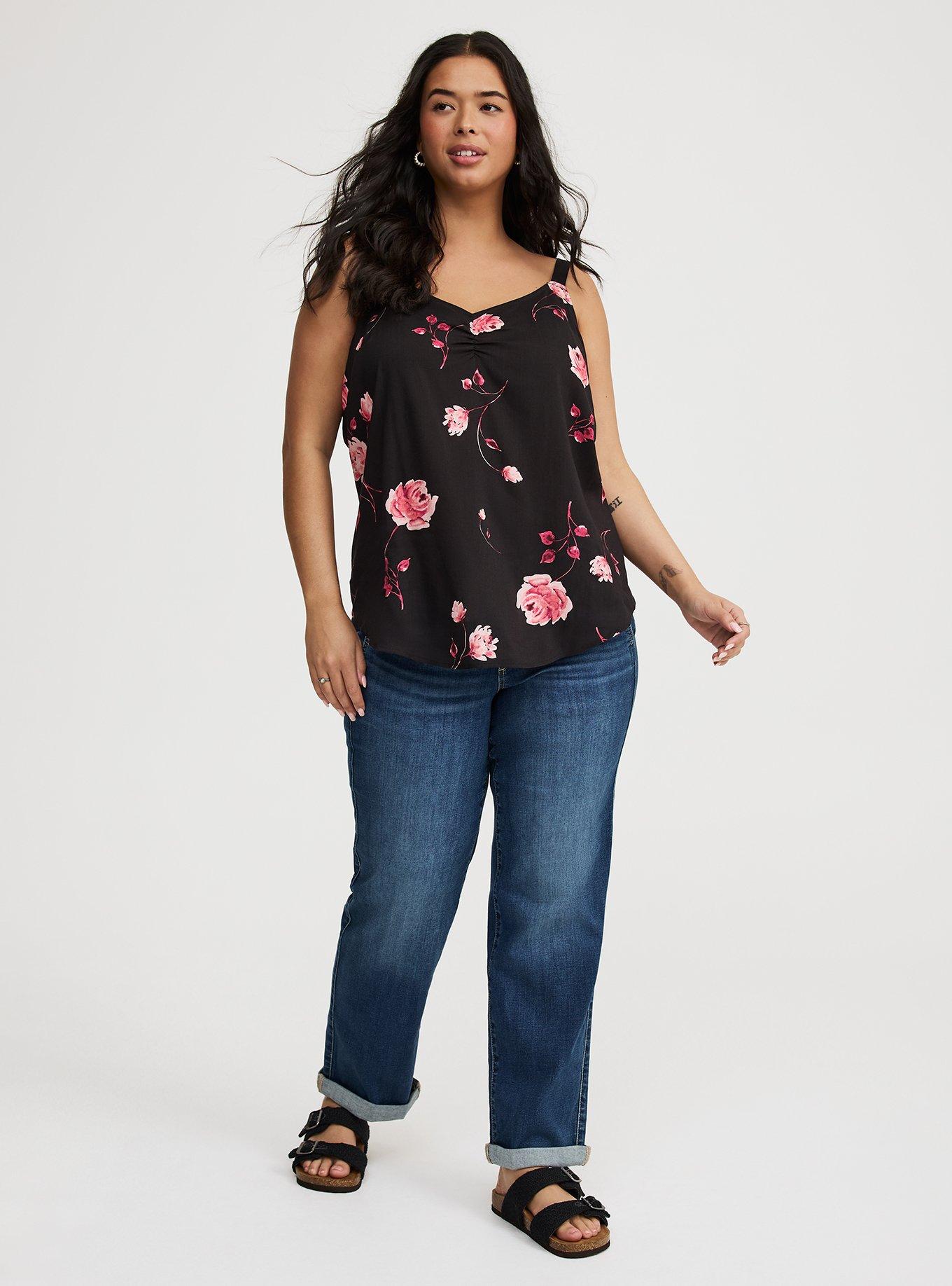 Ava Ruched V-Neck Cami