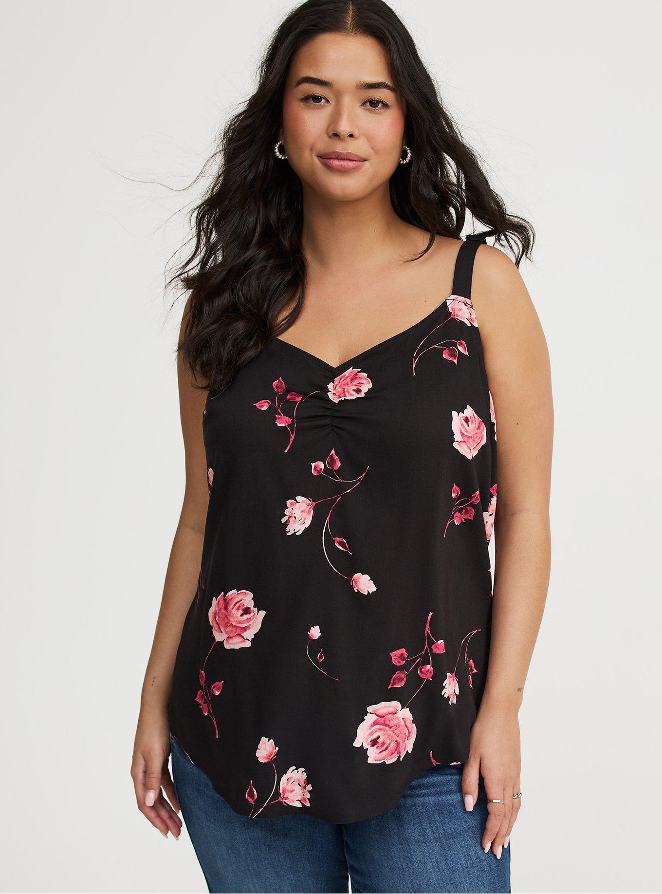 Ava Ruched V-Neck Cami