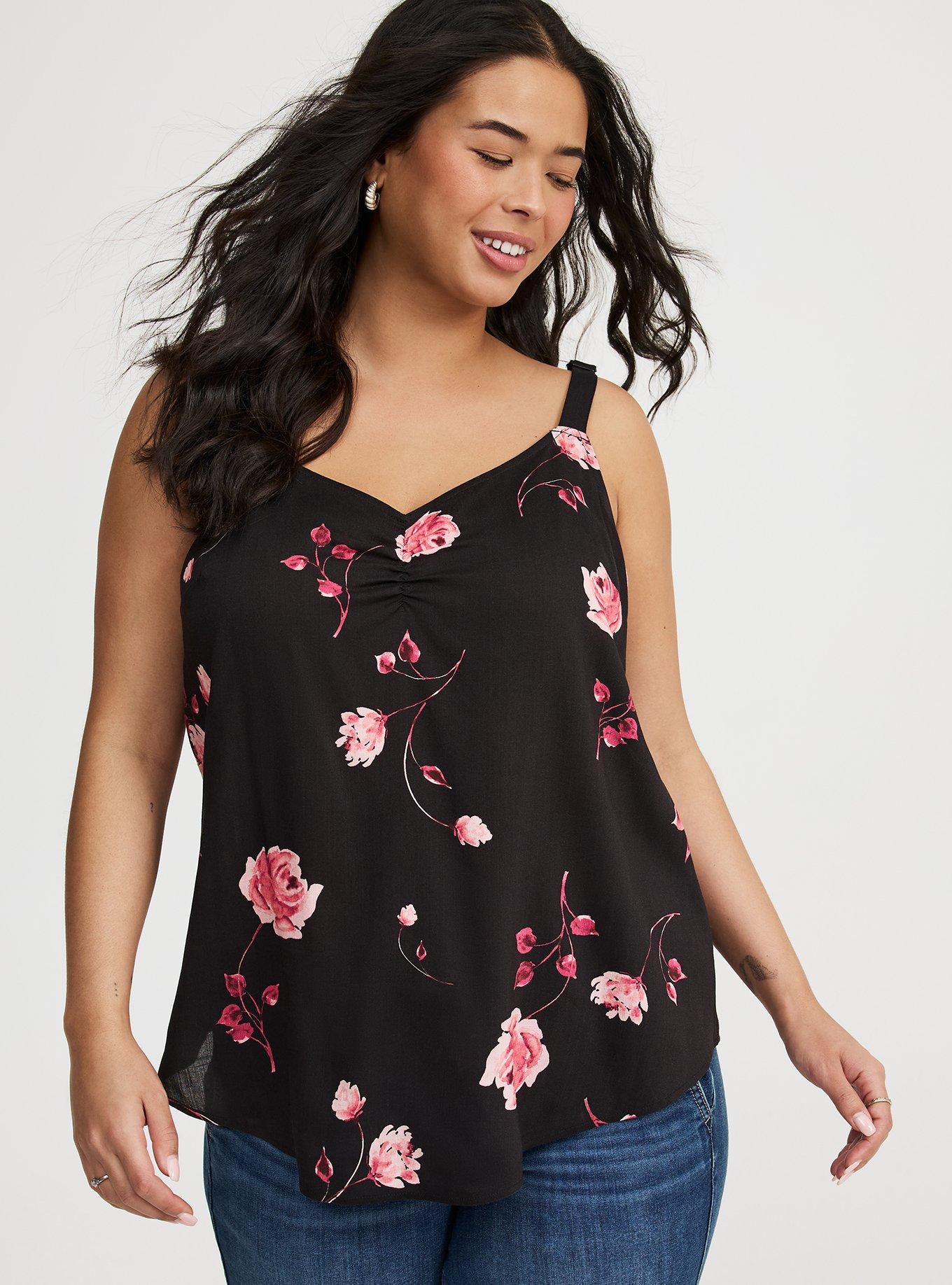 Ava Ruched V-Neck Cami