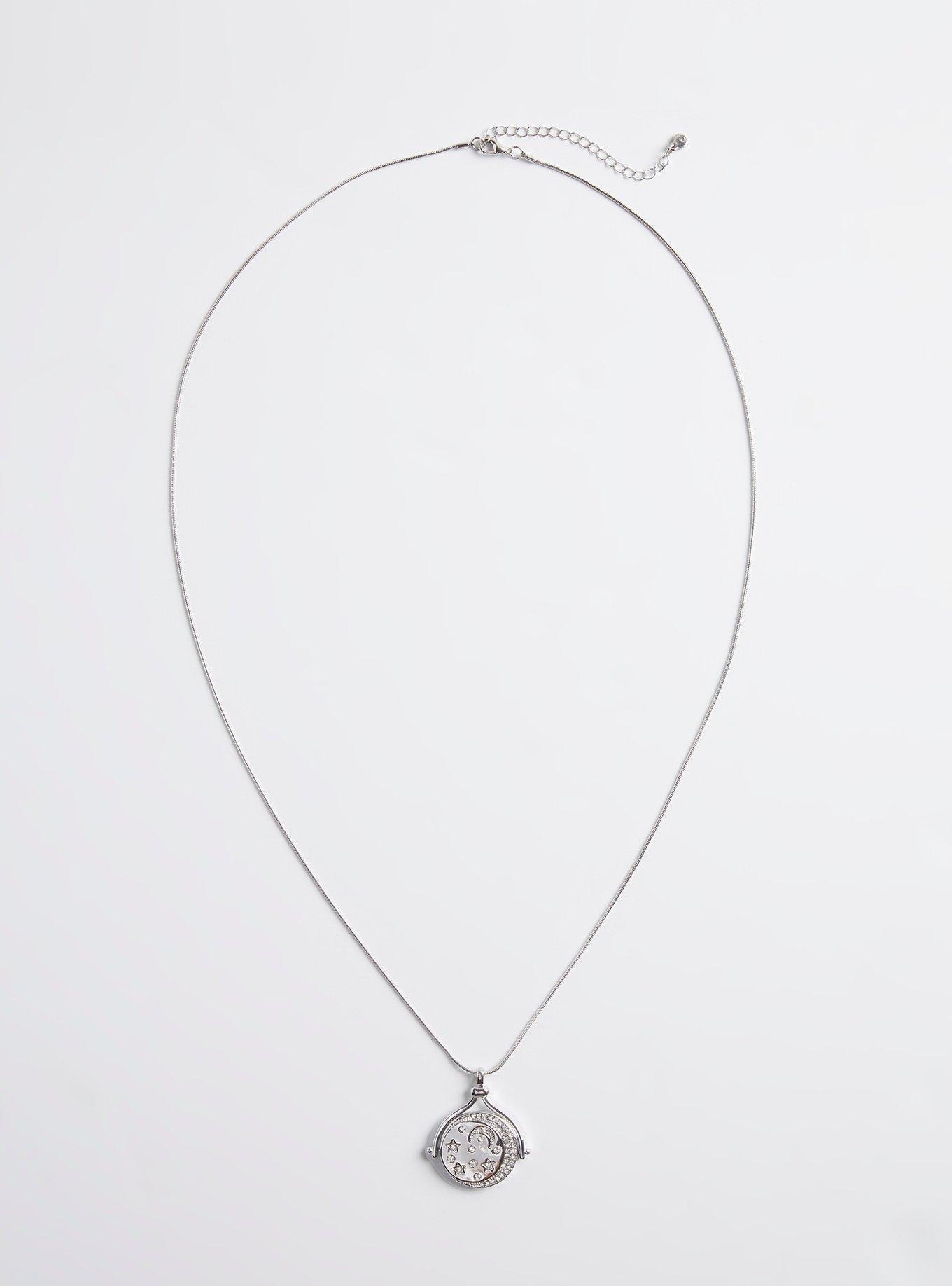 Plus Size - Pave Celestial Pendant Necklace - Torrid