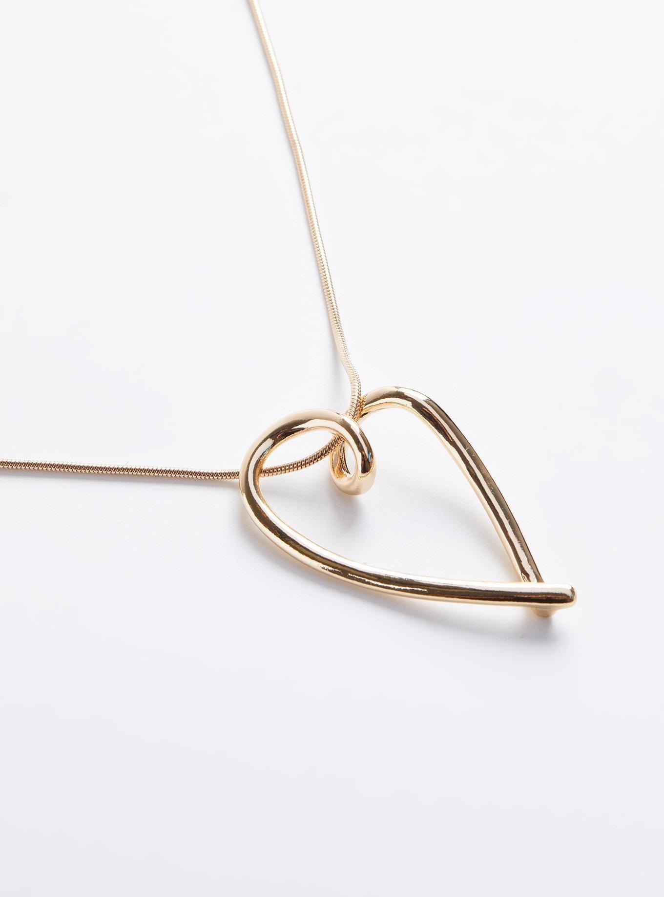 Heart Pendant Necklace , , alternate