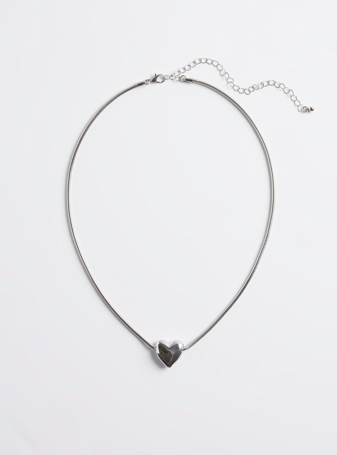 Plus Size - Heart Snake Chain Necklace - Torrid