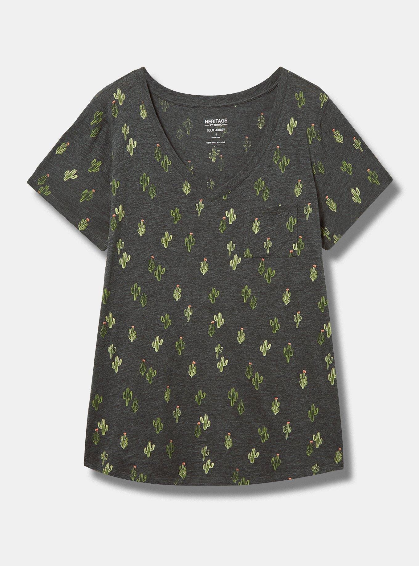 Plus Size - Heritage Slub V-Neck Pocket Tee - Torrid
