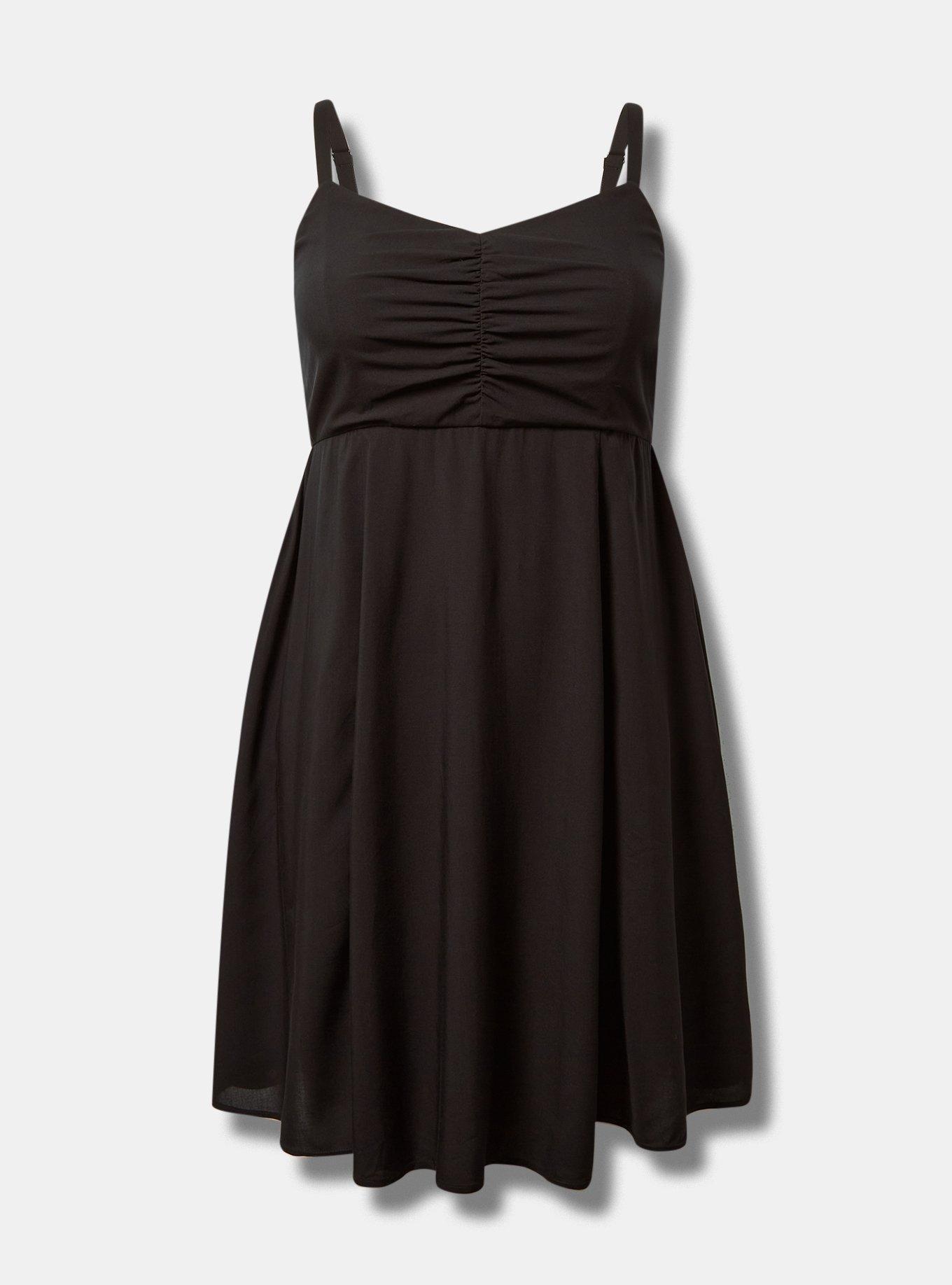 Mini Challis Skater Dress