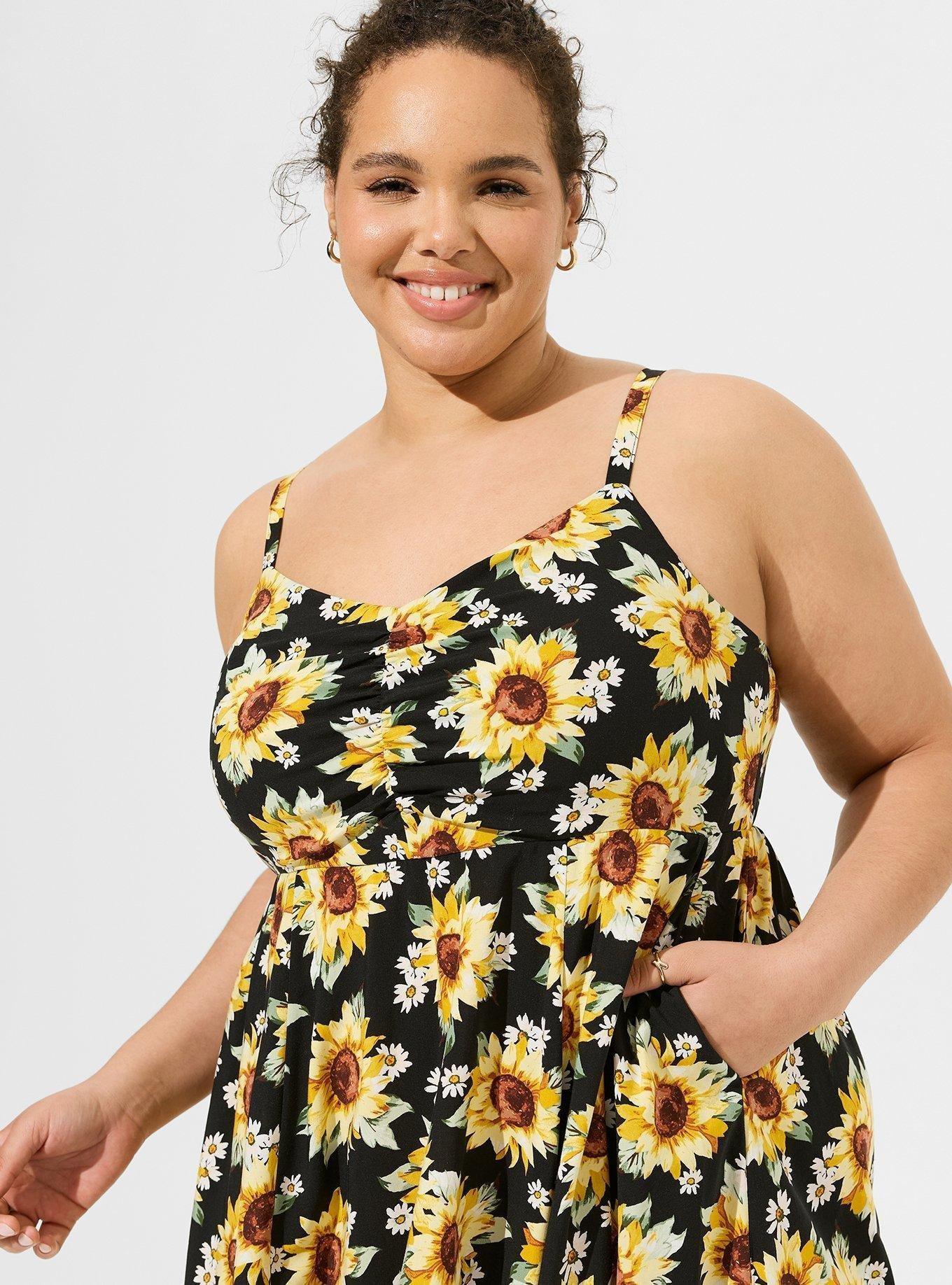 Plus Size - Mini Challis Skater Dress - Torrid