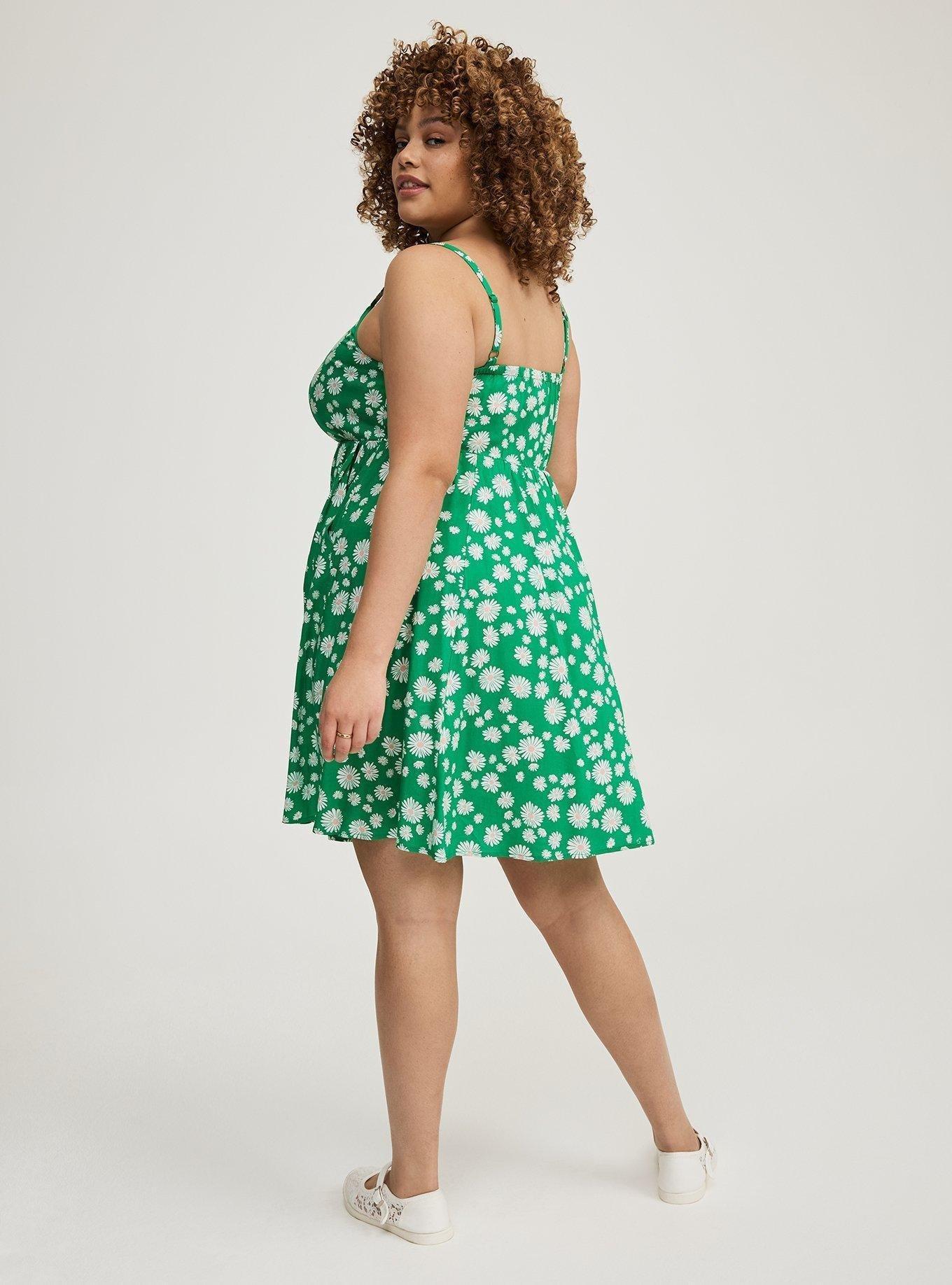 Mini Challis Skater Dress